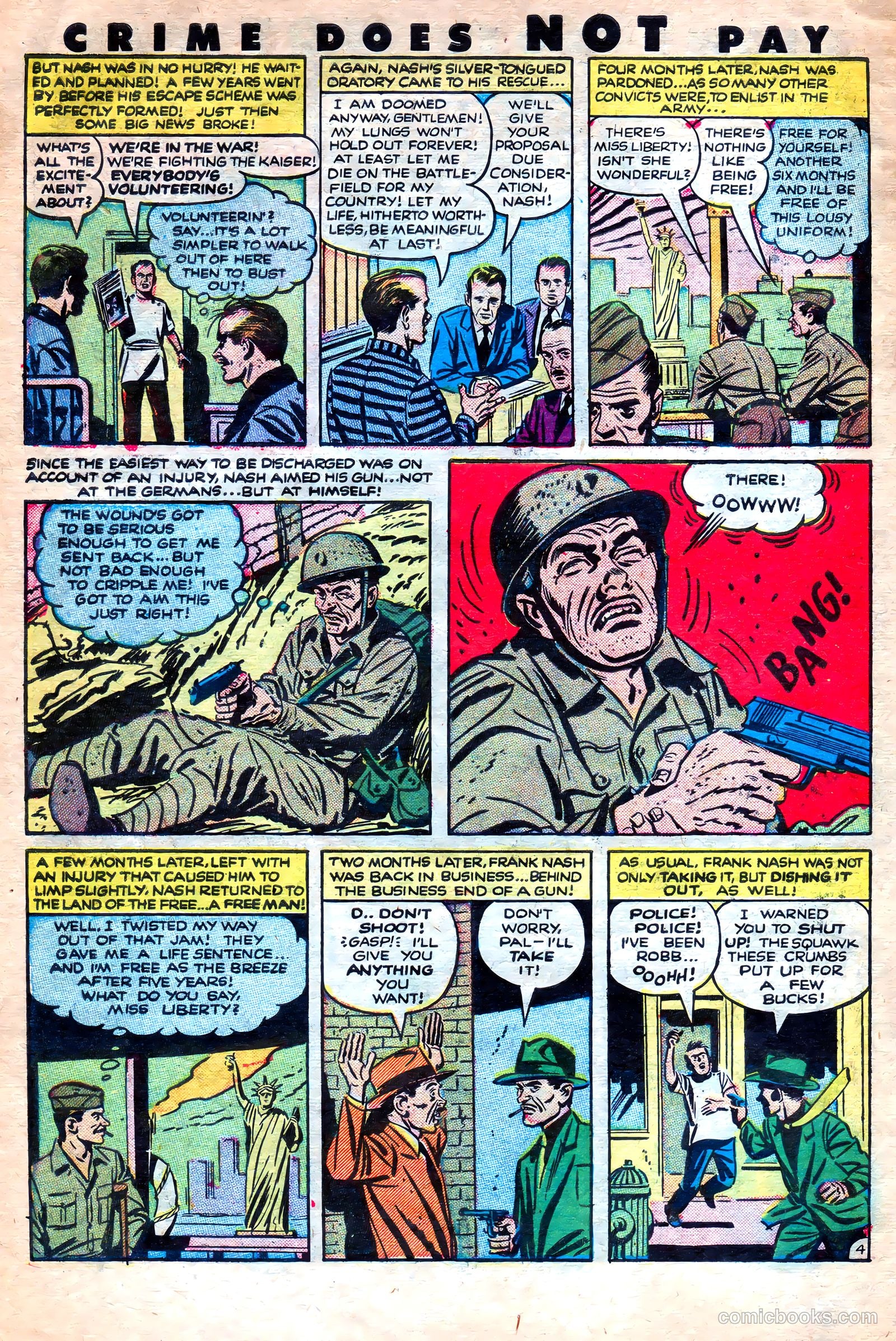 Crime Does Not Pay #125 — page 6 of 36