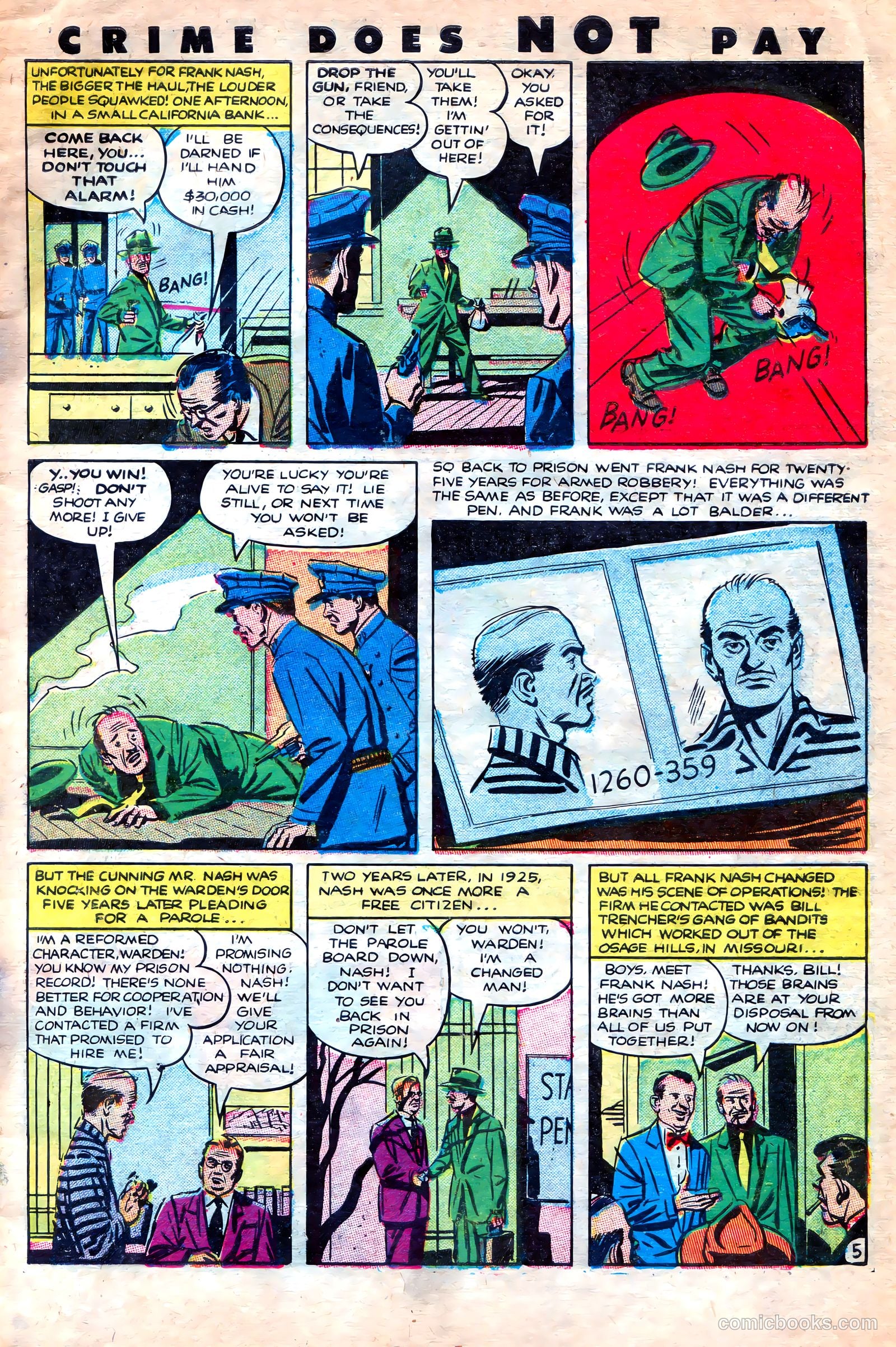 Crime Does Not Pay #125 — page 7 of 36