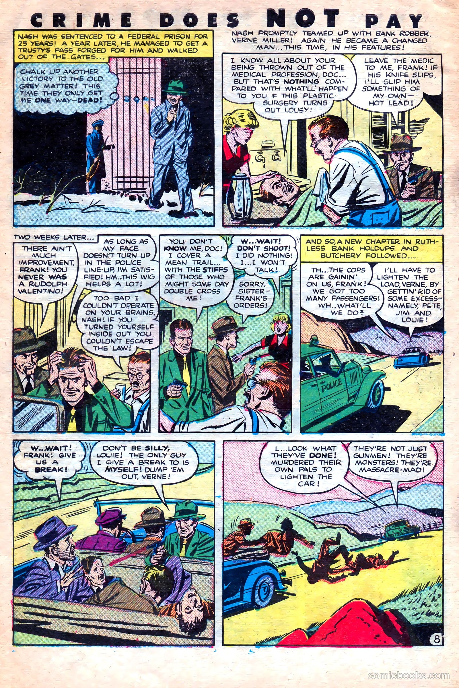 Crime Does Not Pay #125 — page 10 of 36