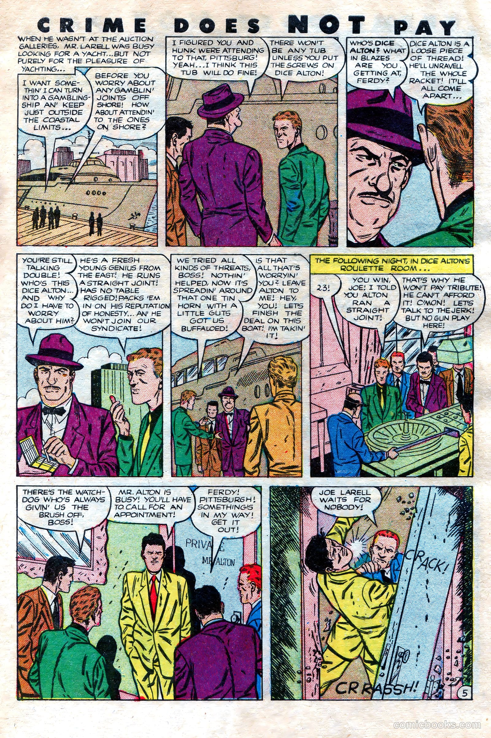 Crime Does Not Pay #127 — page 7 of 36