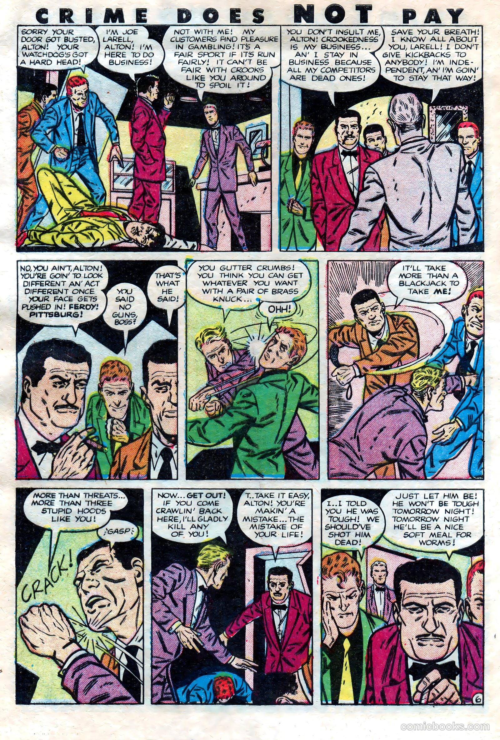 Crime Does Not Pay #127 — page 8 of 36