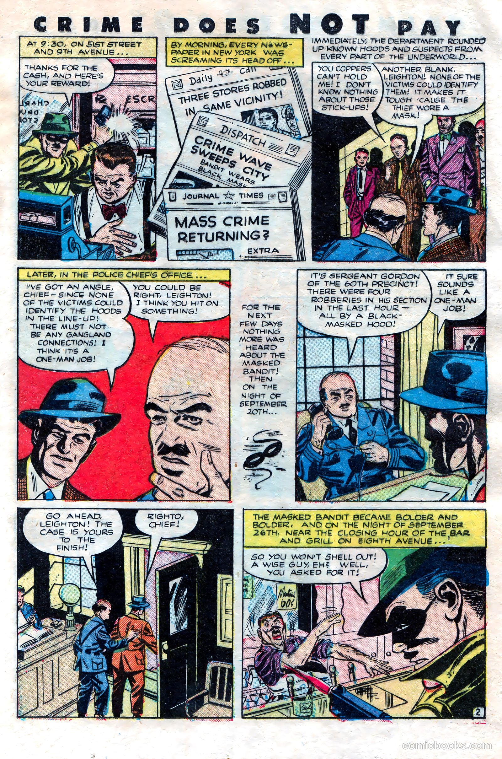 Crime Does Not Pay #127 — page 17 of 36