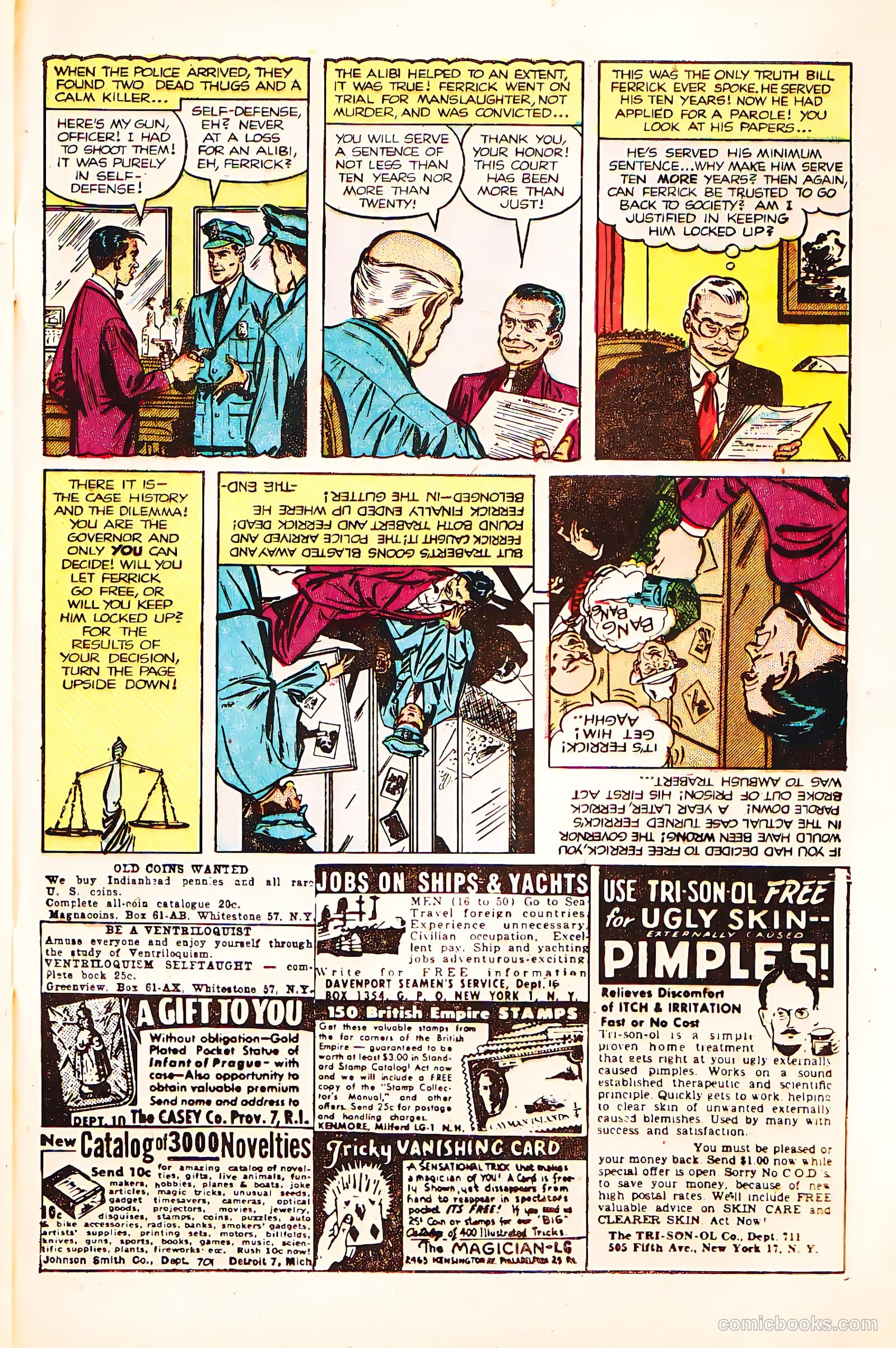 Crime Does Not Pay #132 — page 33 of 36