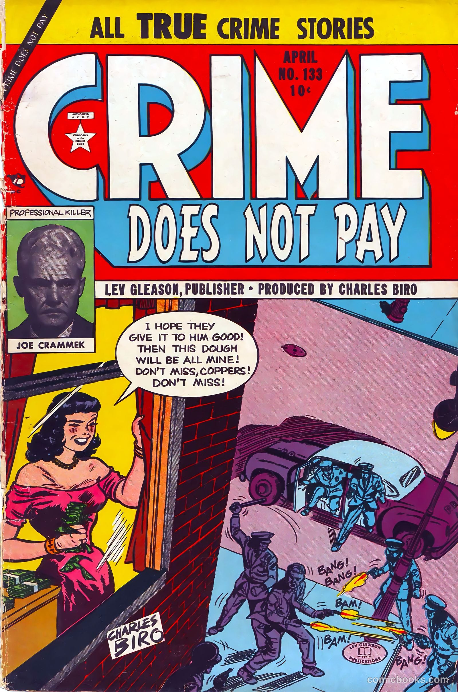 Crime Does Not Pay #133 — page 1 of 36
