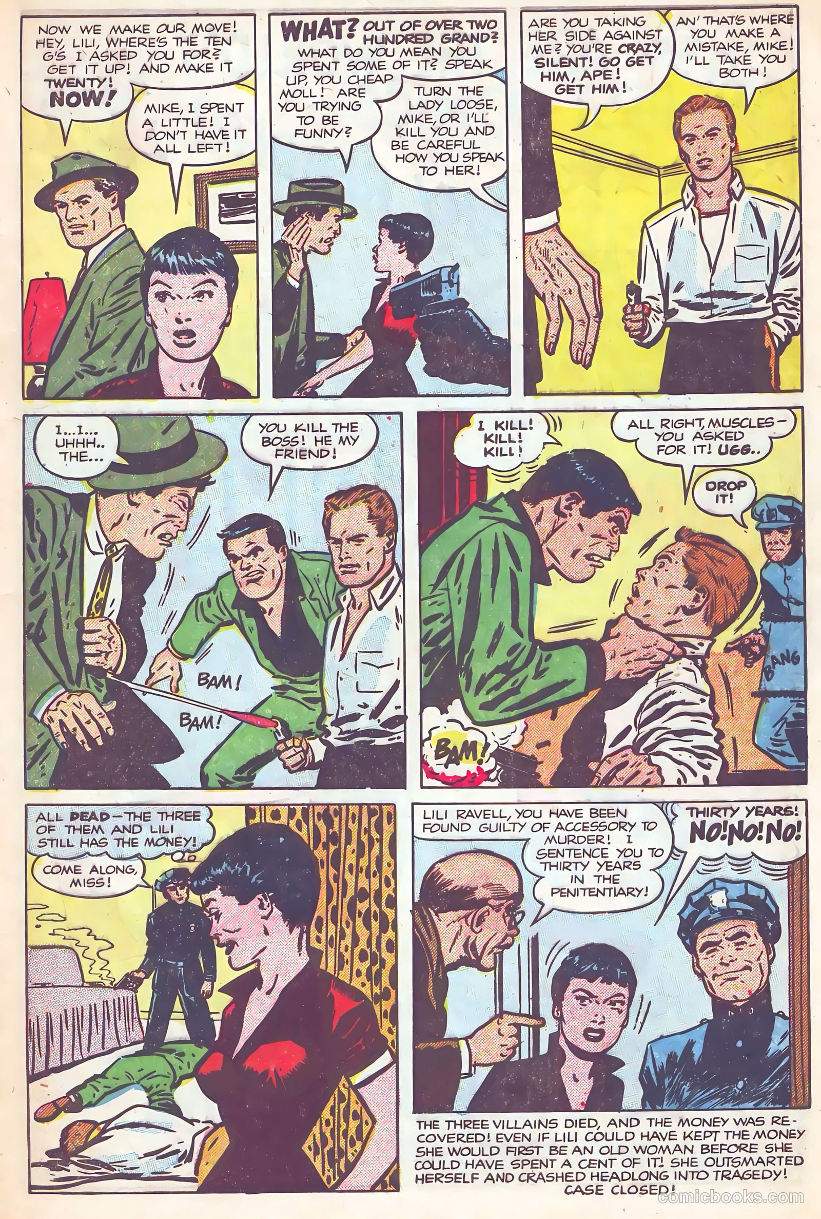 Crime Does Not Pay #133 — page 9 of 36
