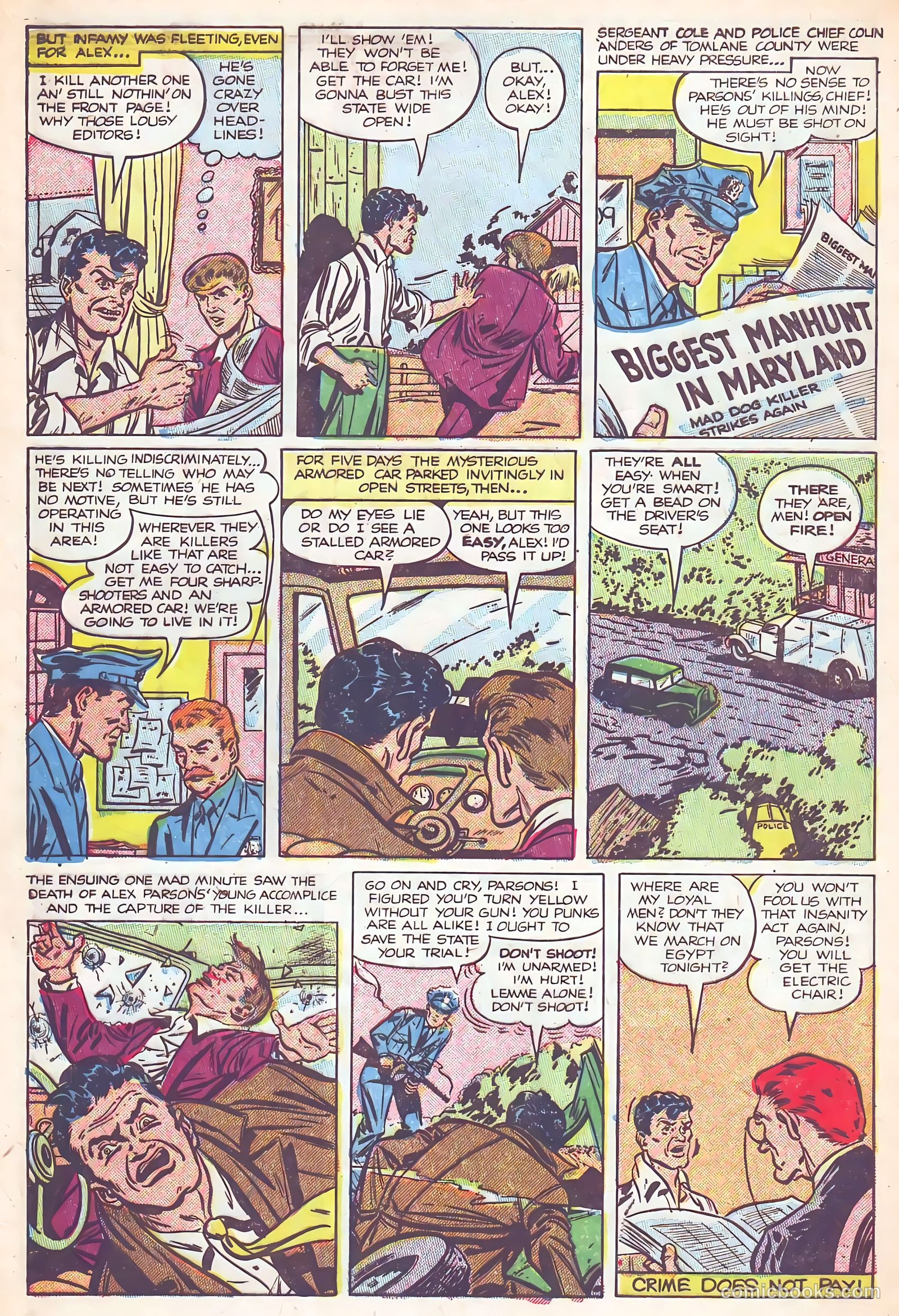Crime Does Not Pay #133 — page 32 of 36