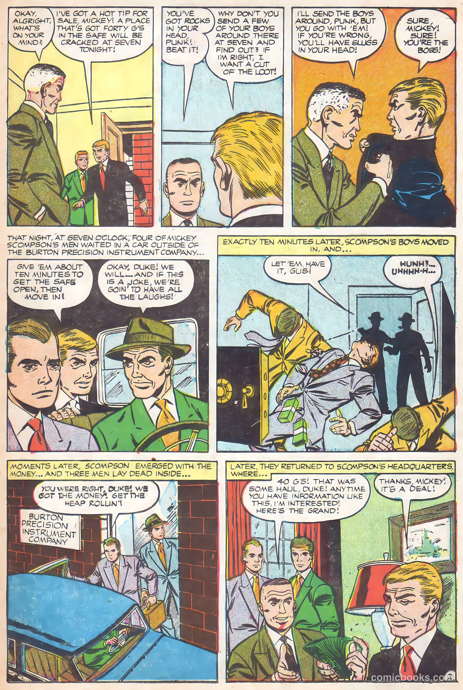 Crime Does Not Pay #134 — page 23 of 36