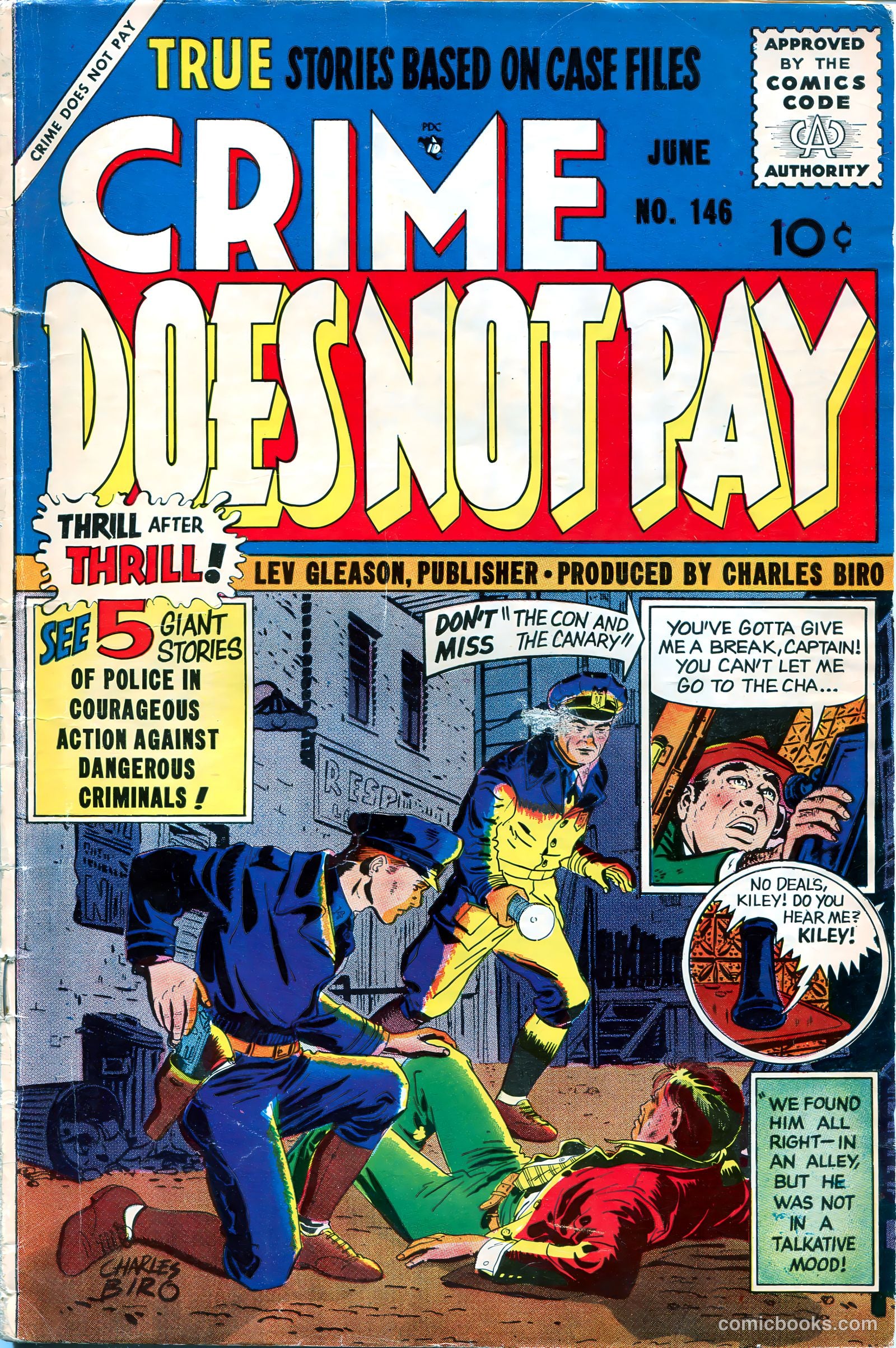 Crime Does Not Pay #146 — page 1 of 36