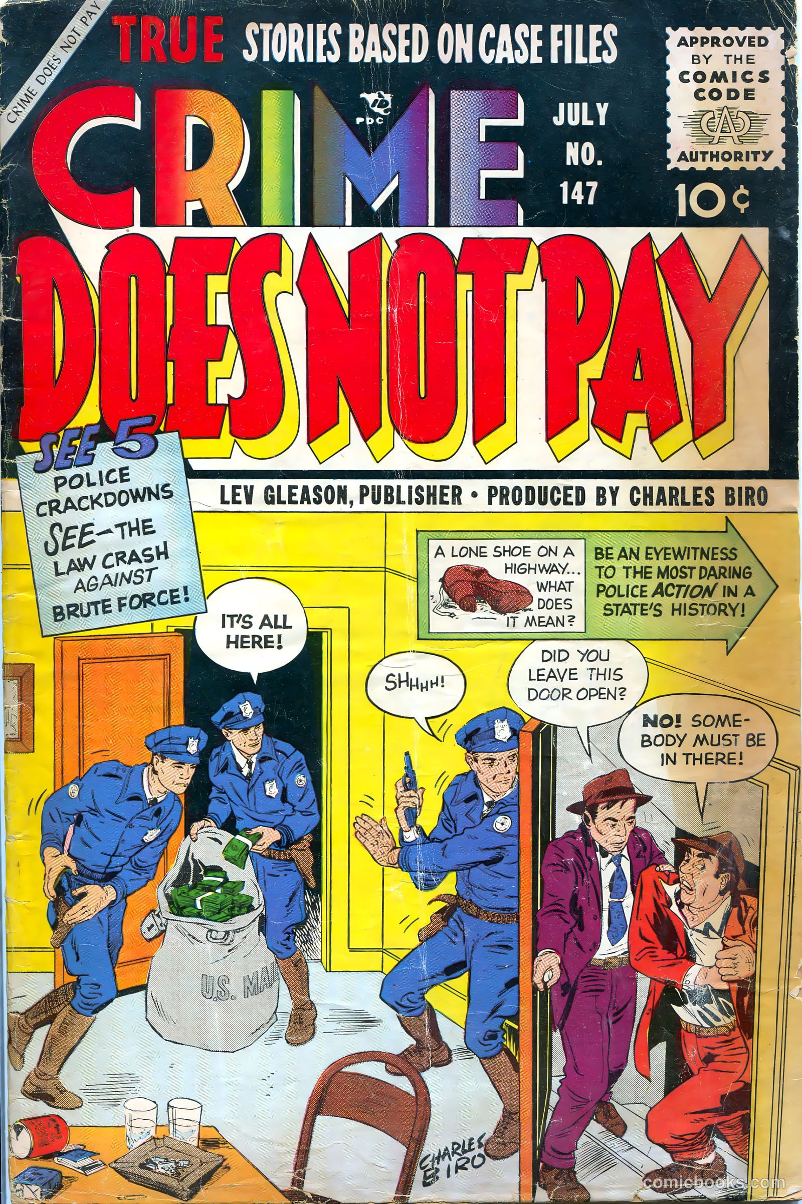 Crime Does Not Pay #147 — page 1 of 36