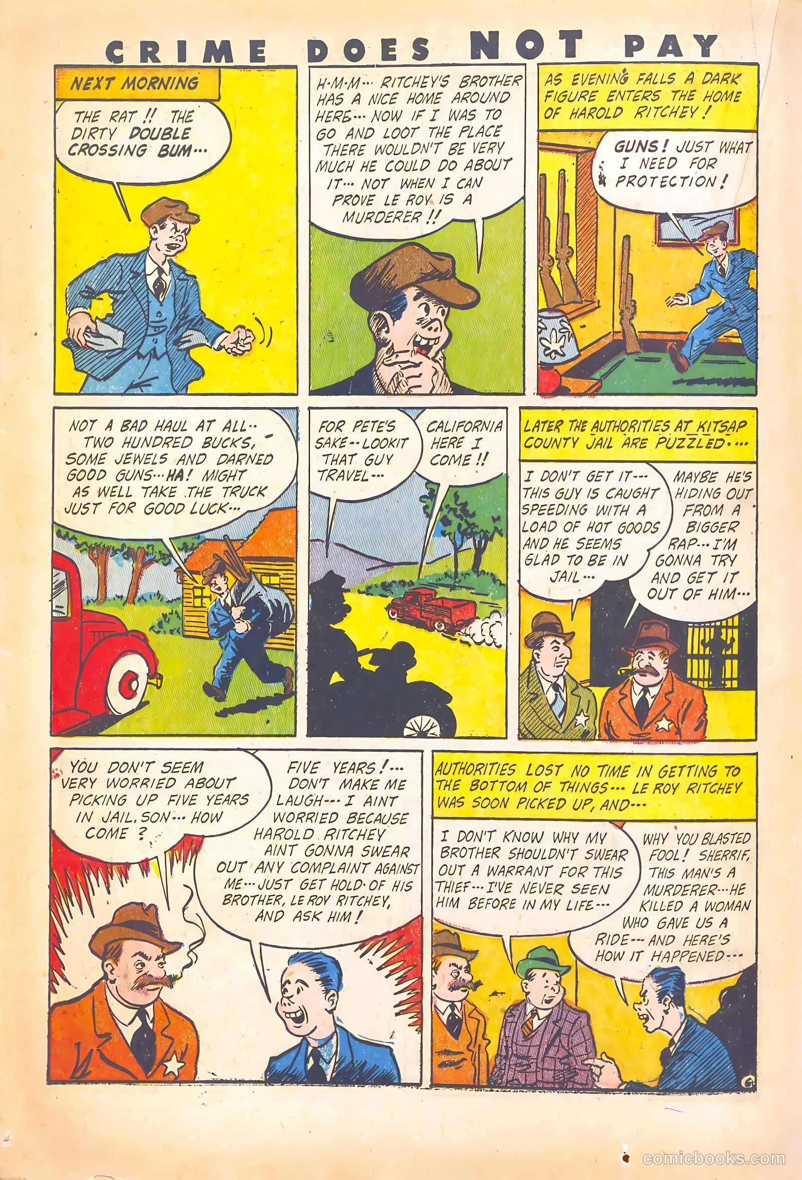 Crime Does Not Pay #30 — page 32 of 60