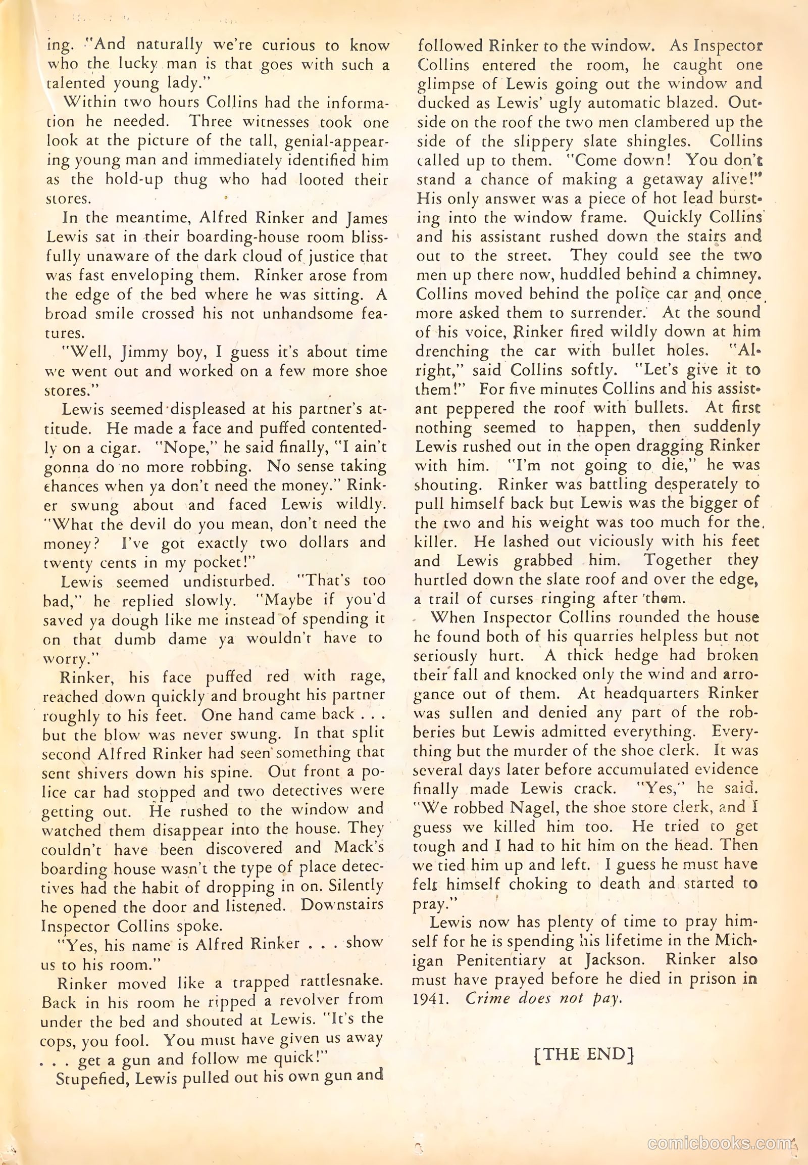 Crime Does Not Pay #30 — page 35 of 60