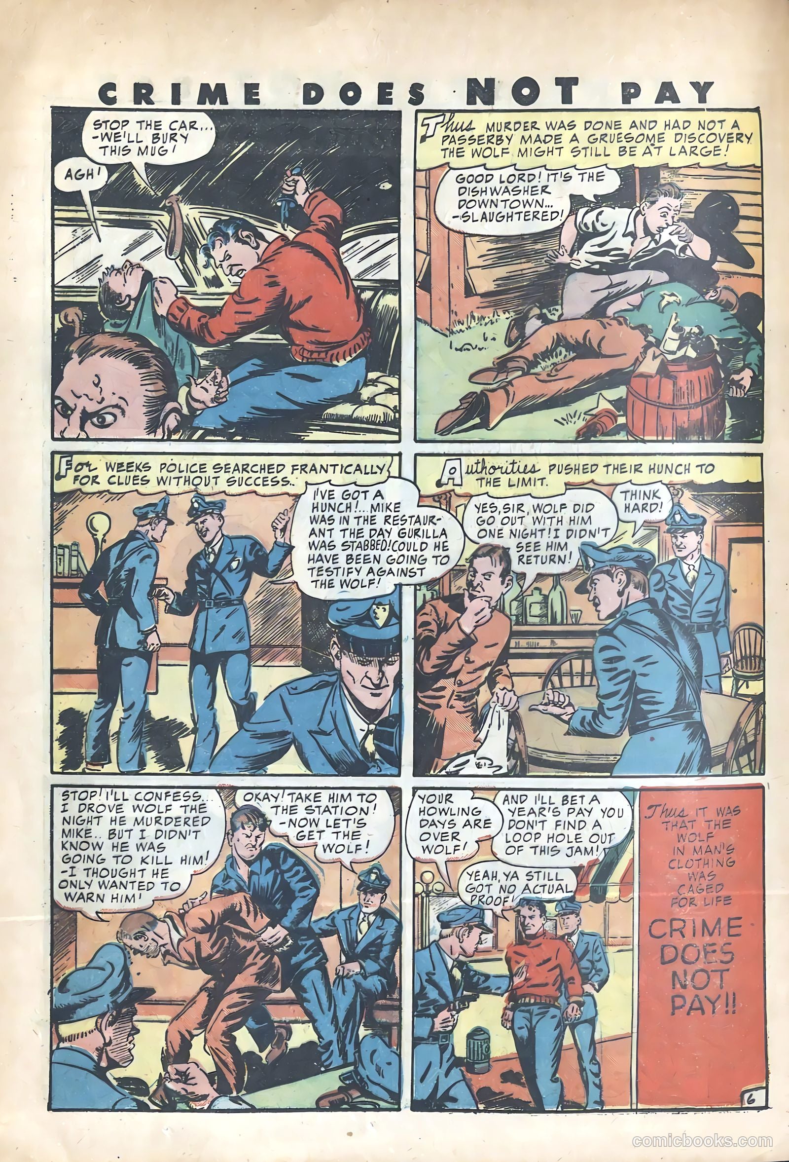 Crime Does Not Pay #34 — page 32 of 52