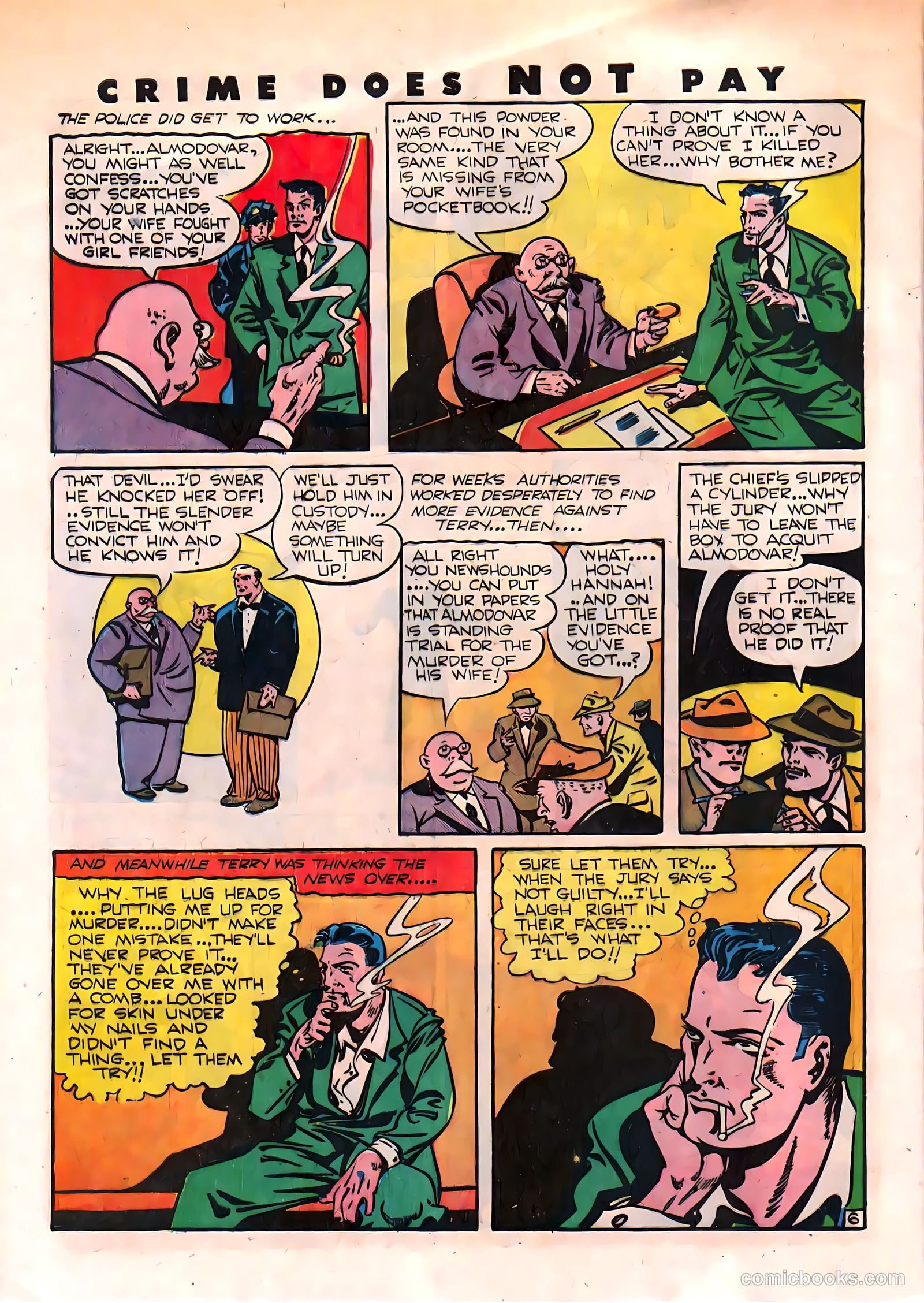 Crime Does Not Pay #39 — page 40 of 52