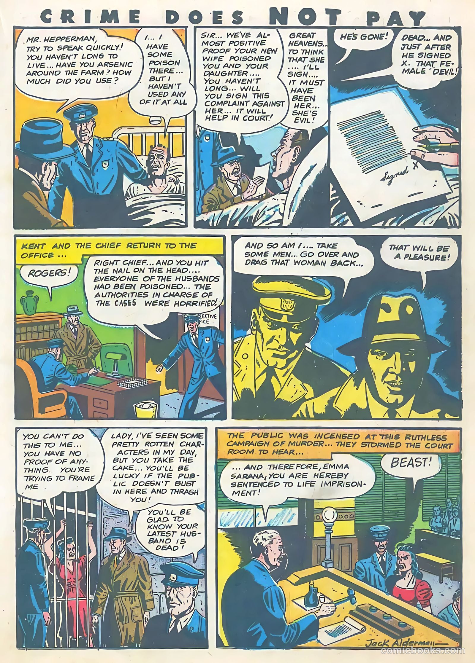 Crime Does Not Pay #41 — page 42 of 51