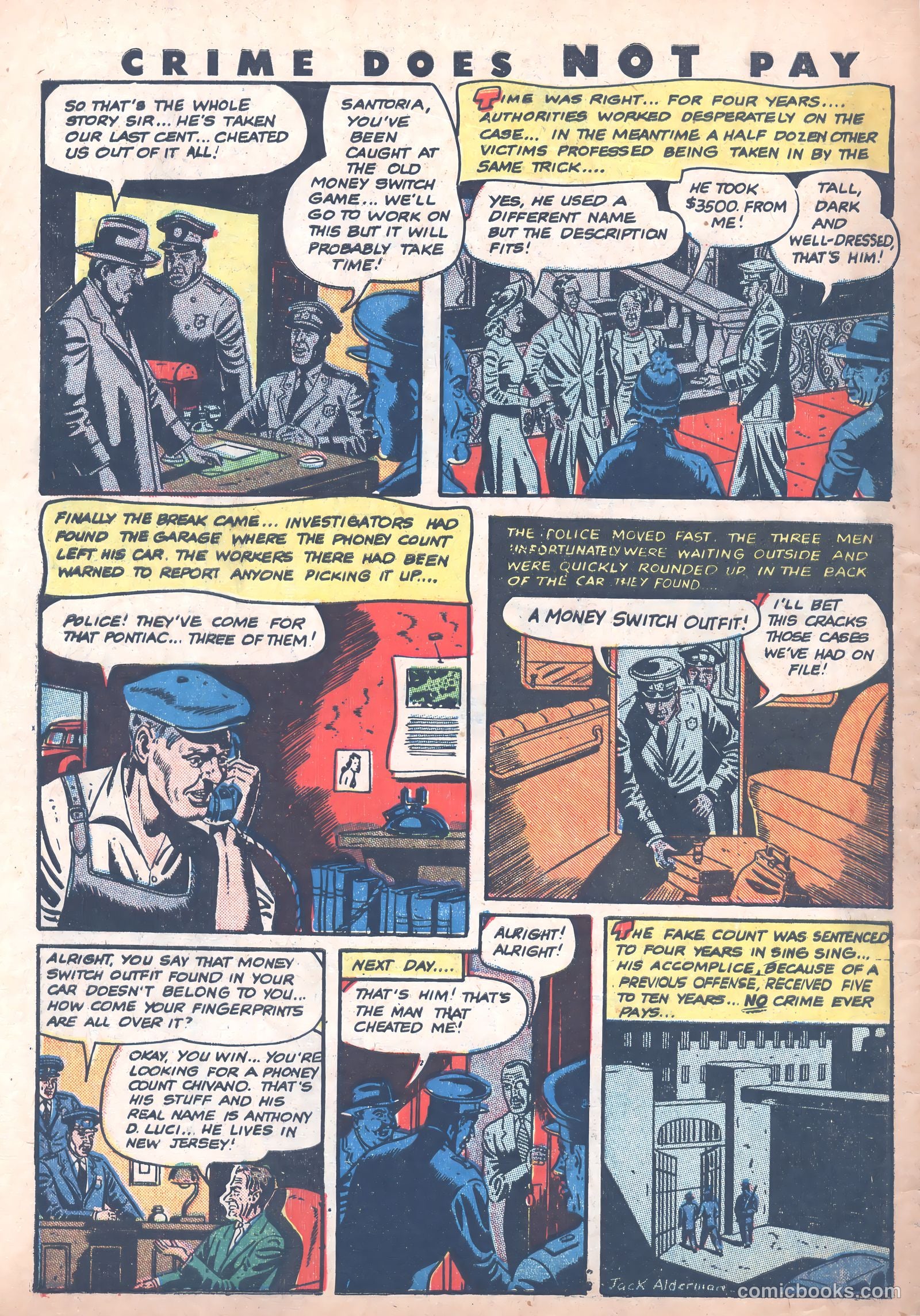 Crime Does Not Pay #42 — page 50 of 52