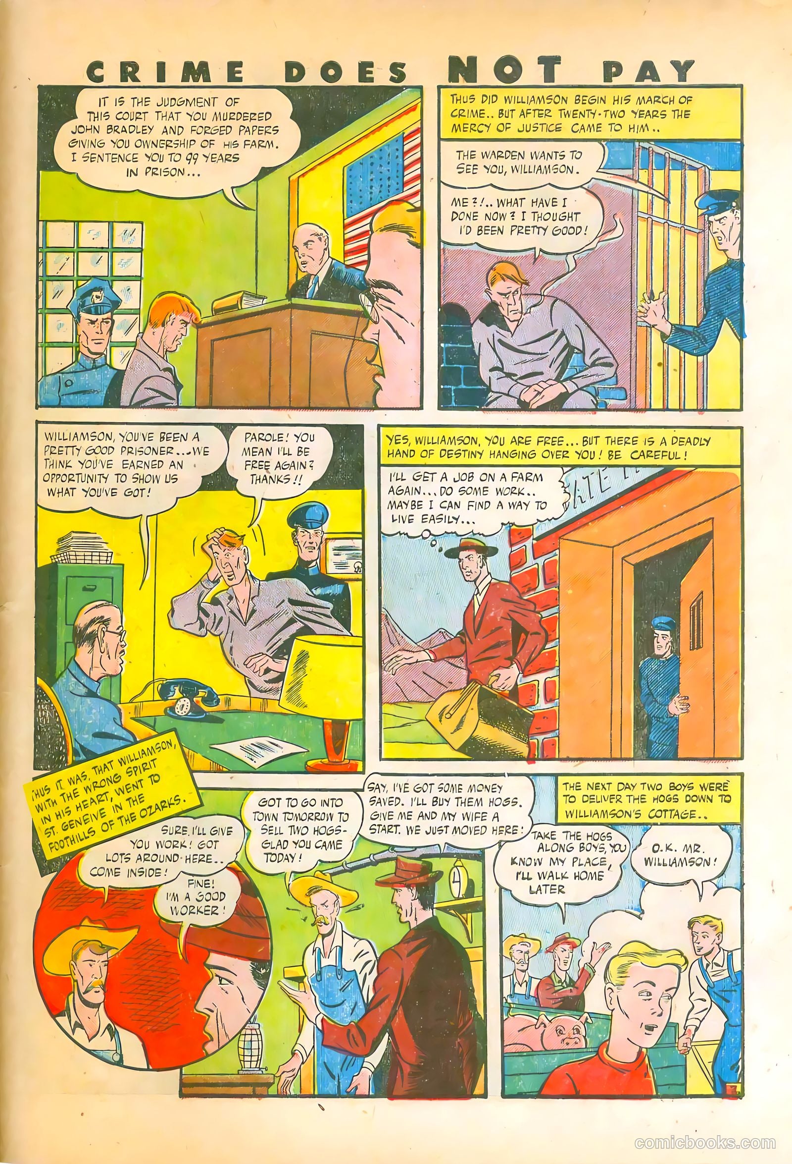 Crime Does Not Pay #44 — page 58 of 69