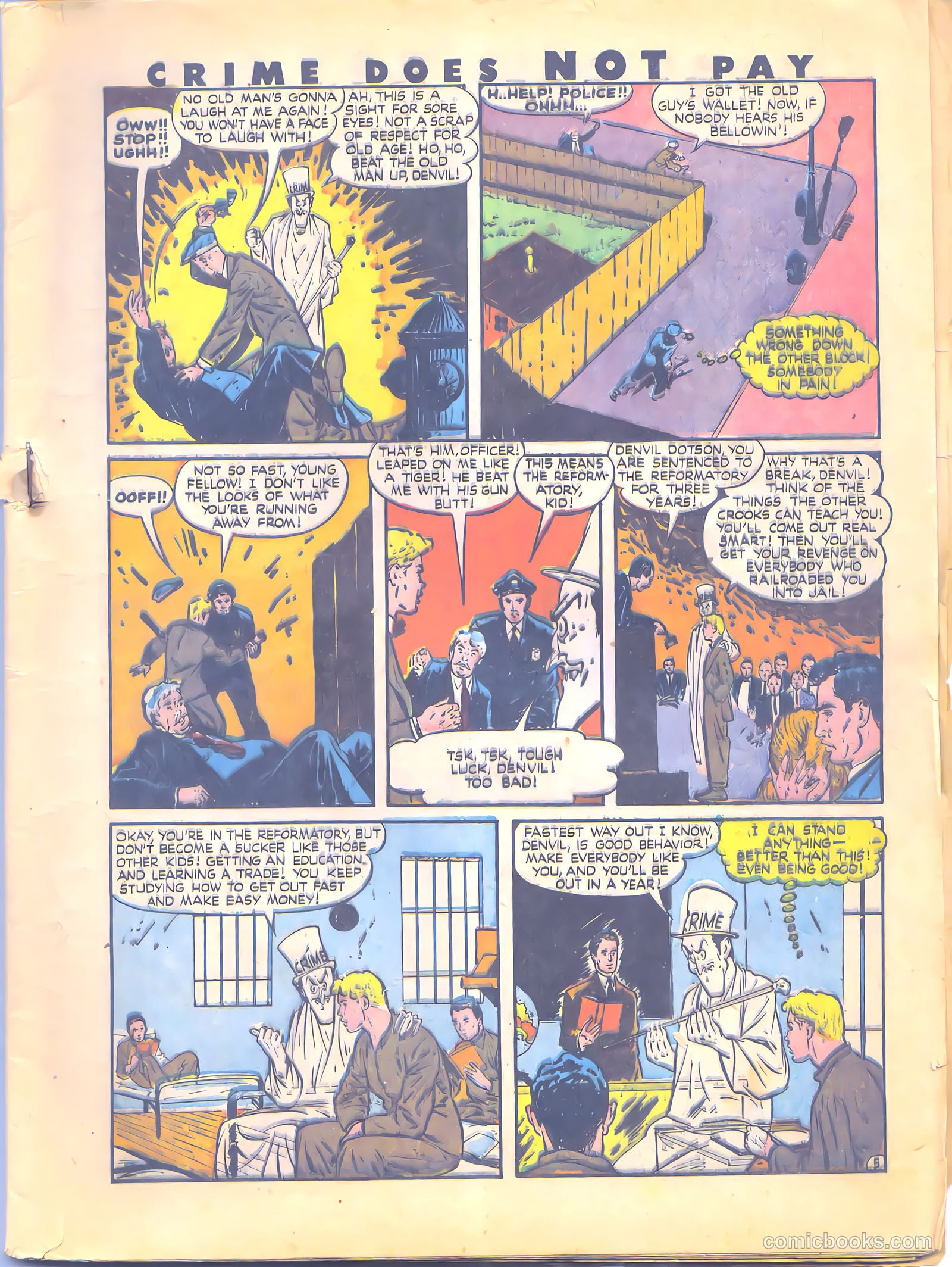Crime Does Not Pay #49 — page 8 of 69