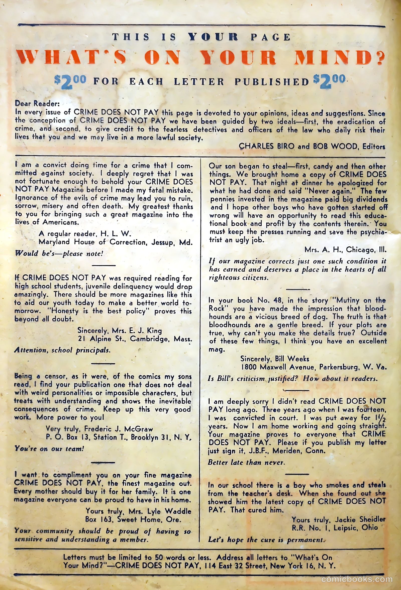 Crime Does Not Pay #50 — page 20 of 71