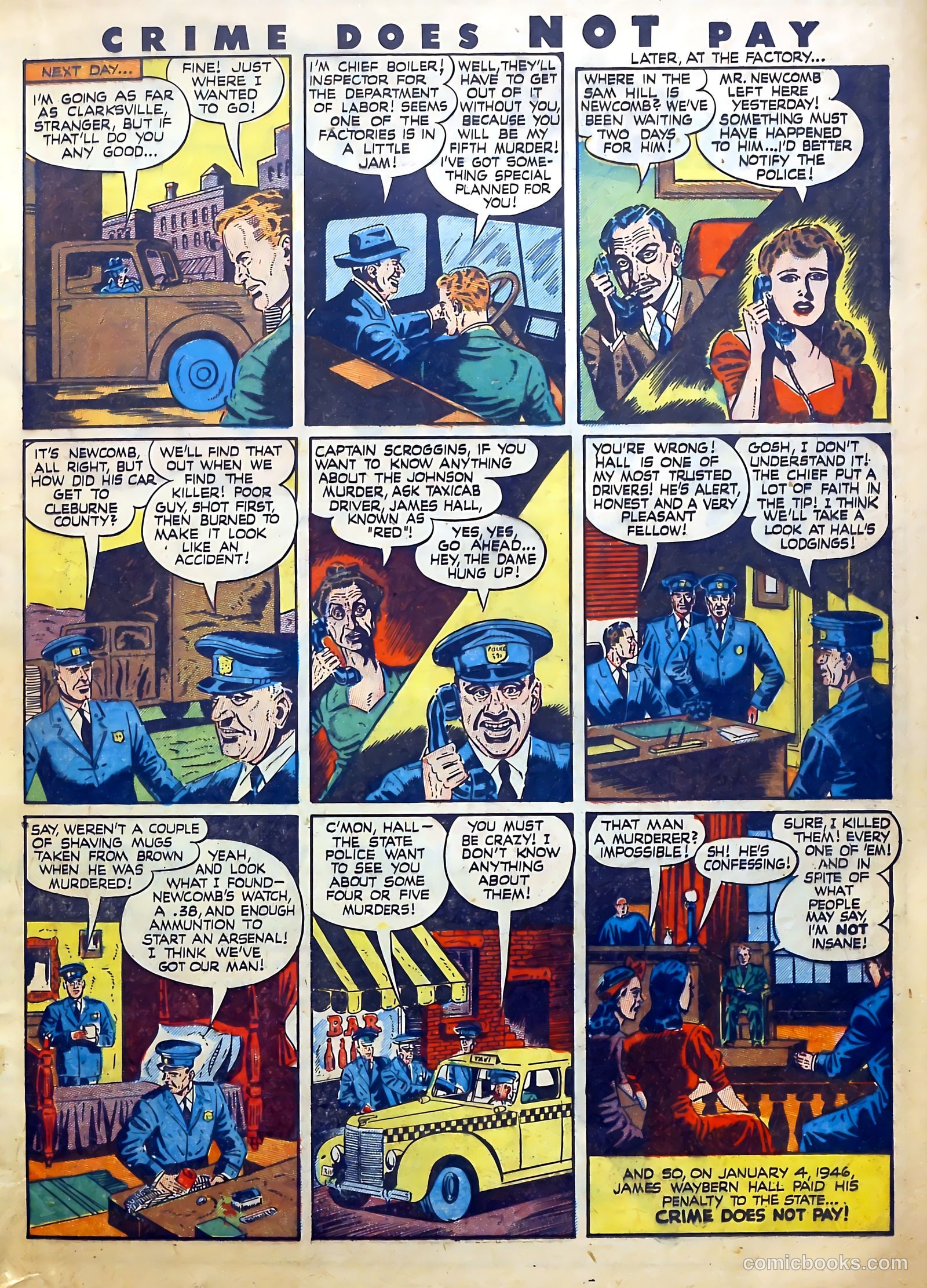 Crime Does Not Pay #50 — page 33 of 71
