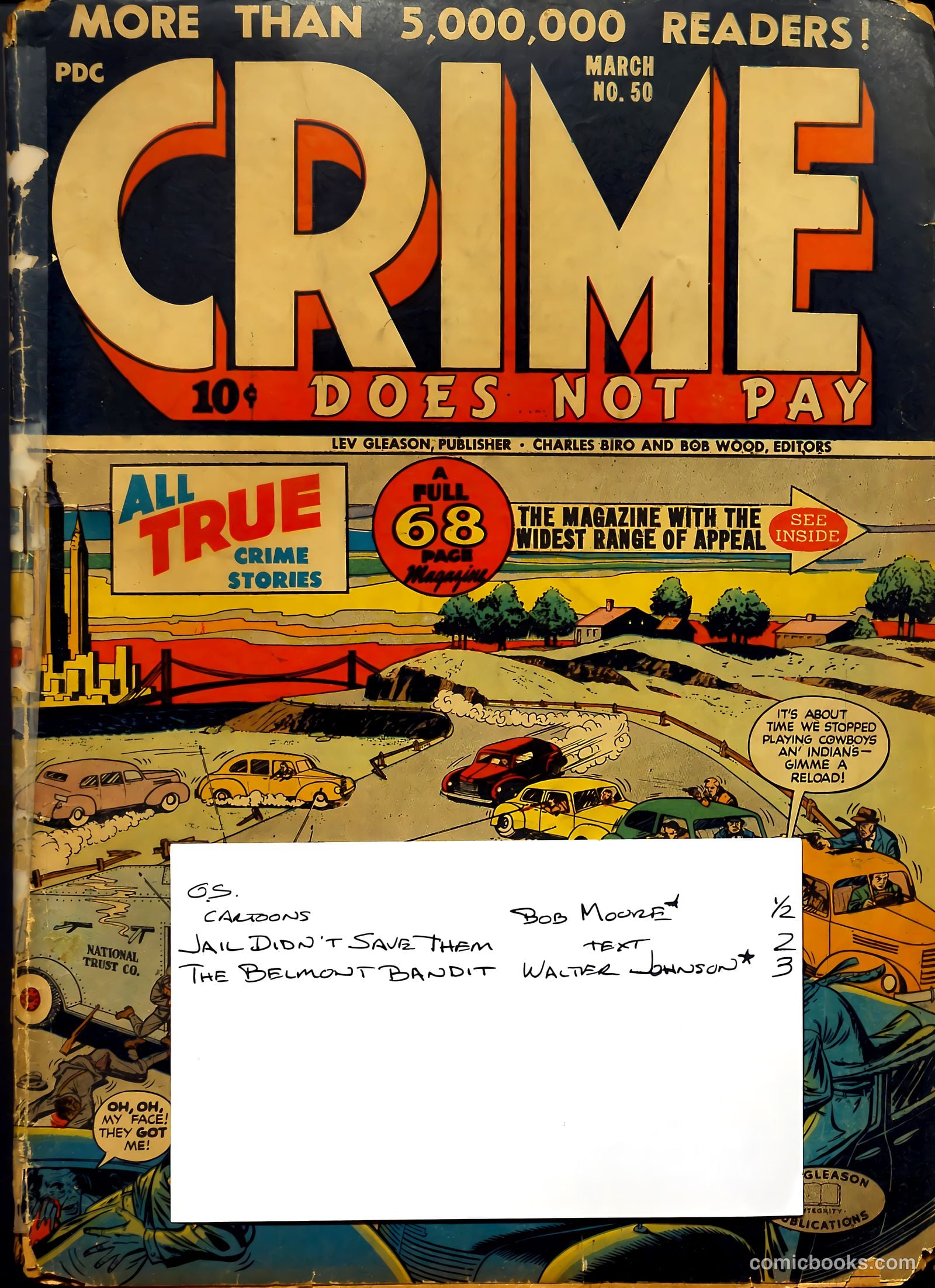 Crime Does Not Pay #50 — page 71 of 71