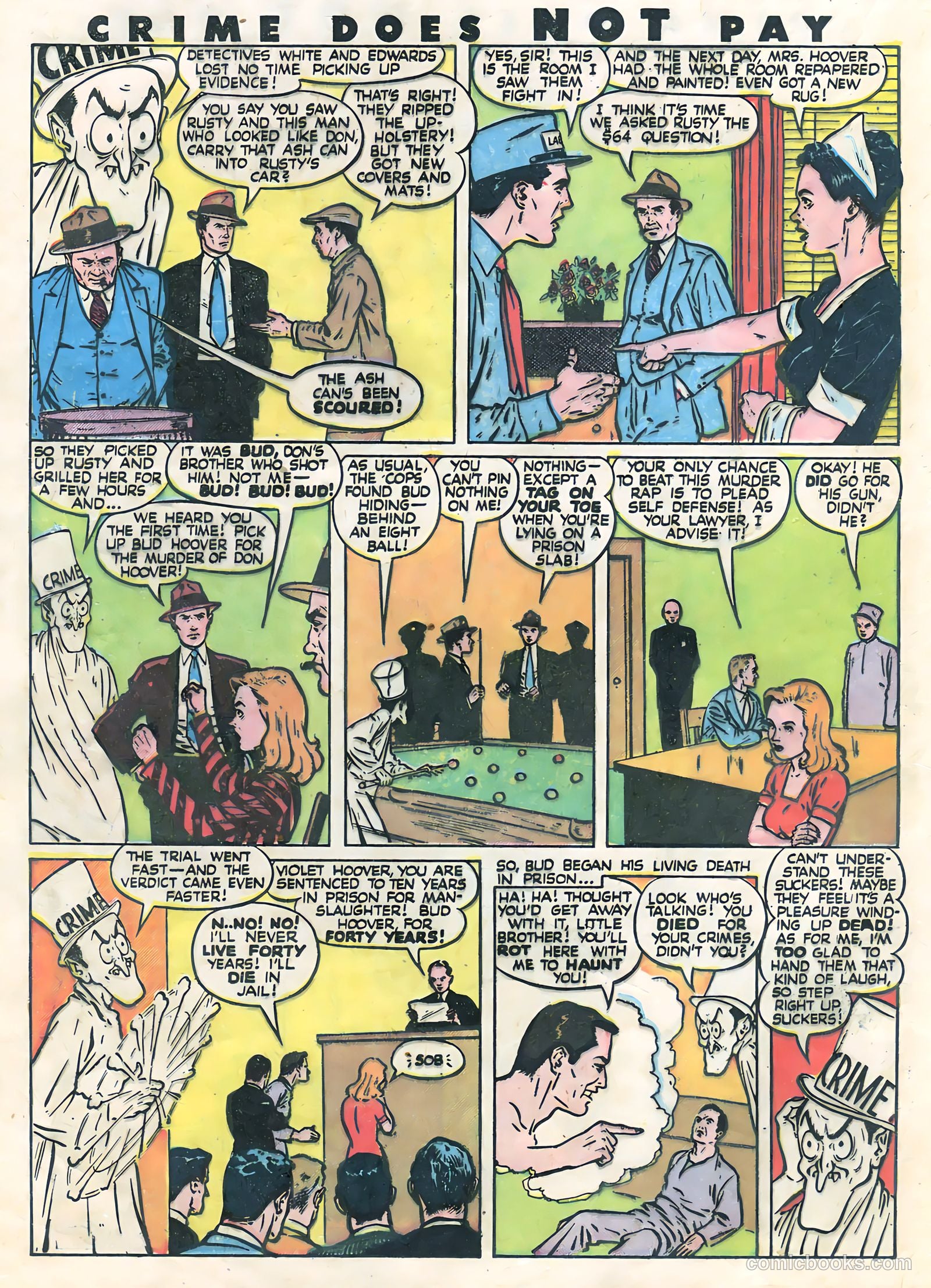 Crime Does Not Pay #51 — page 16 of 52