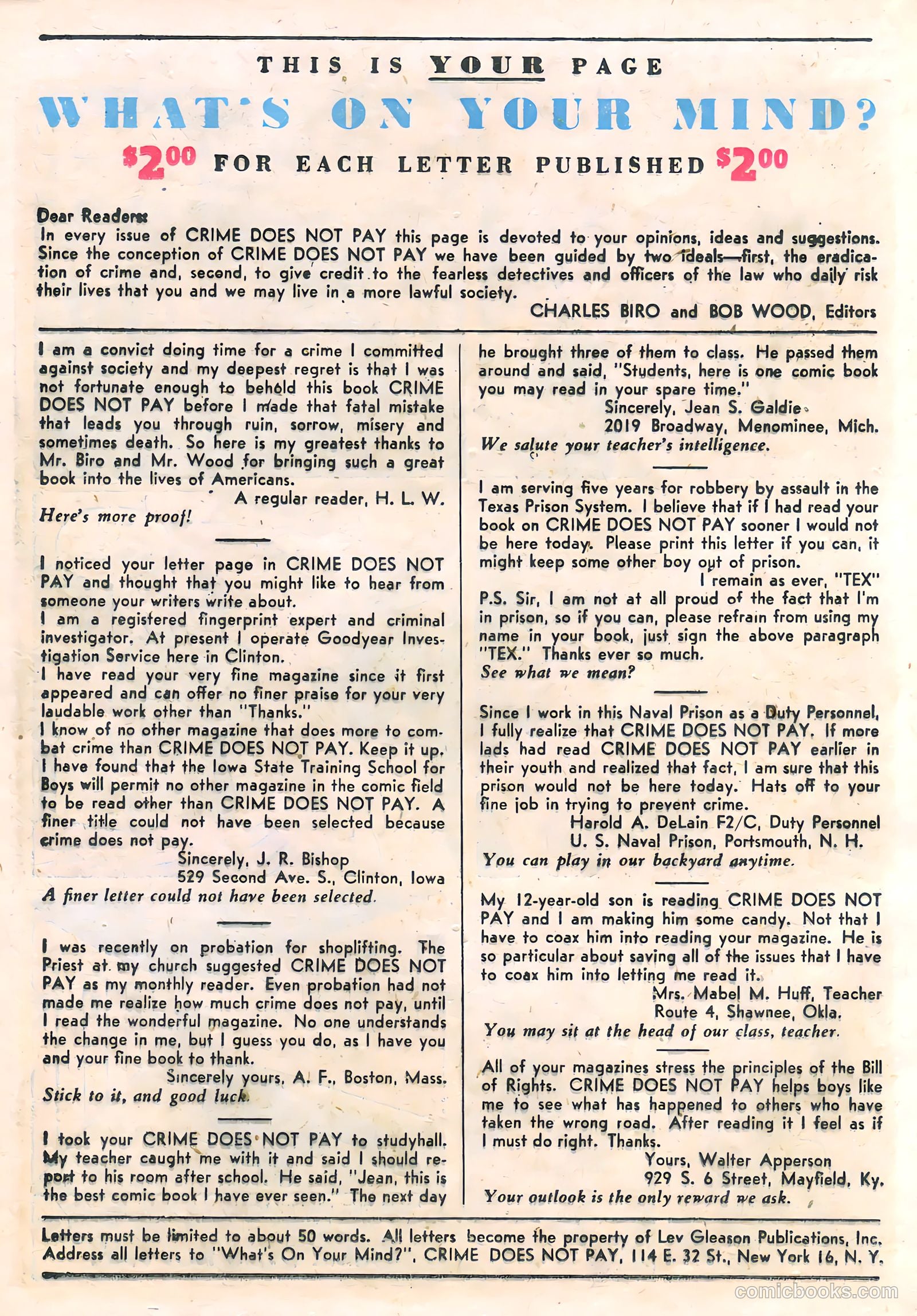 Crime Does Not Pay #51 — page 32 of 52