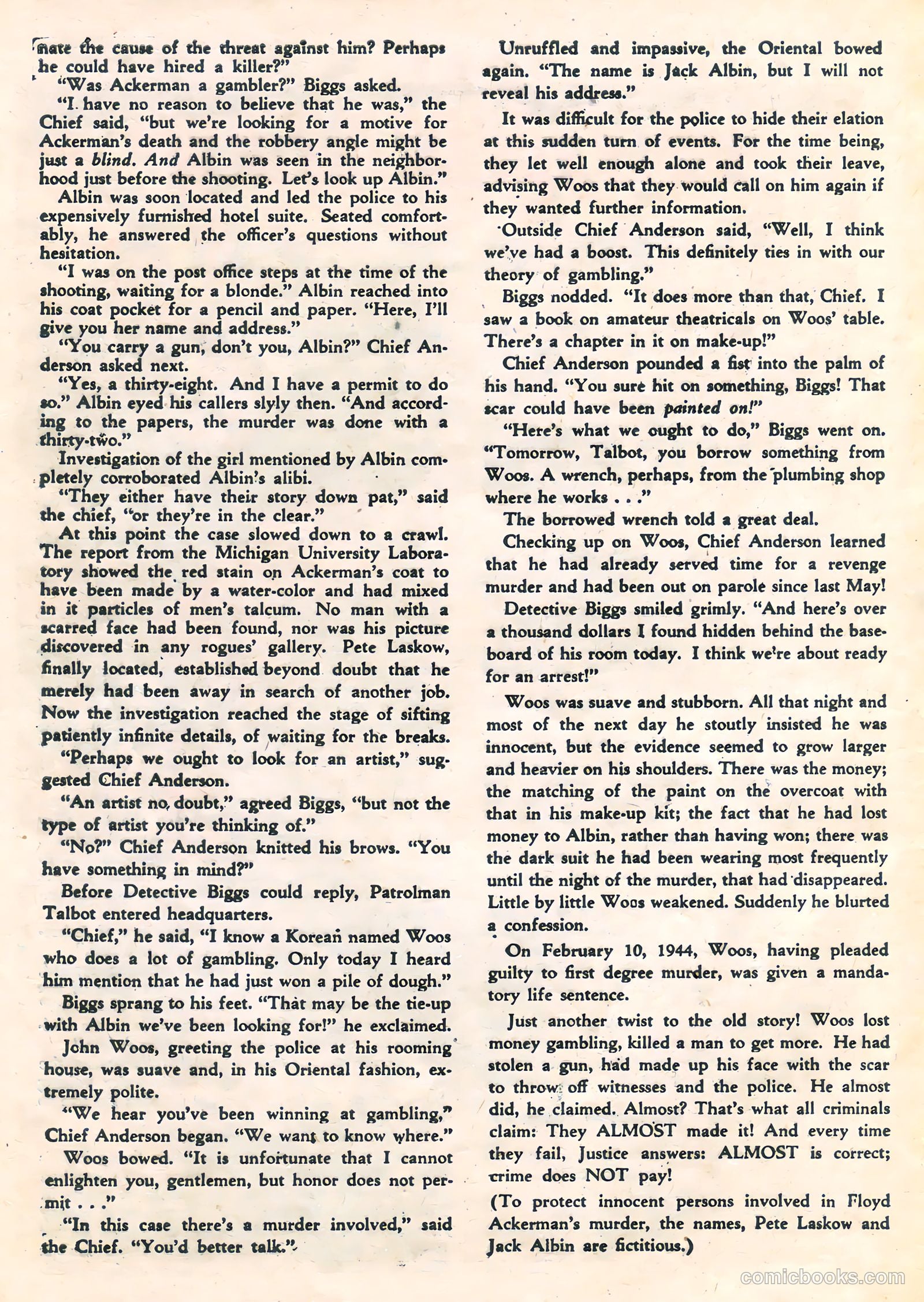 Crime Does Not Pay #51 — page 40 of 52
