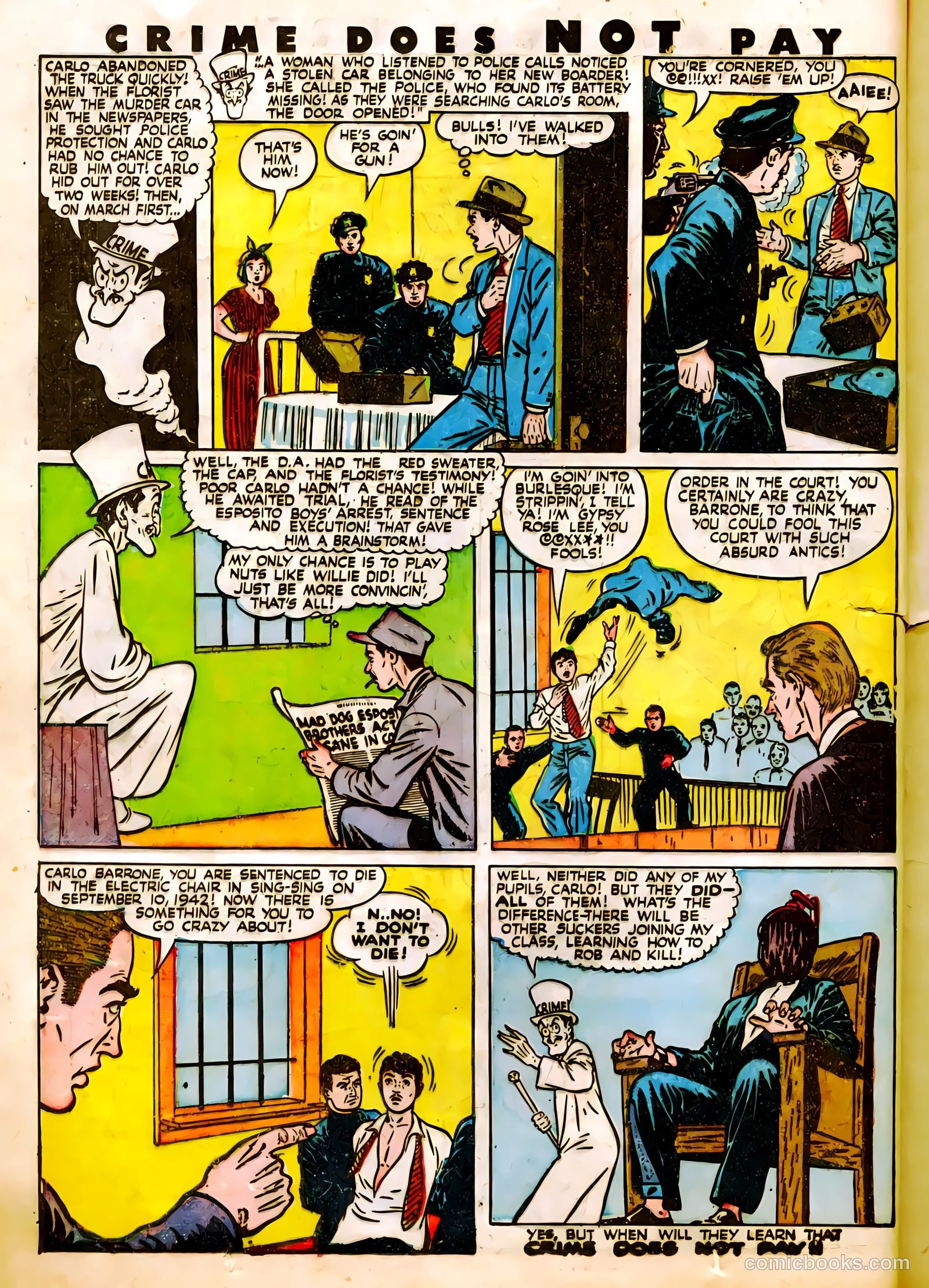 Crime Does Not Pay #53 — page 18 of 53