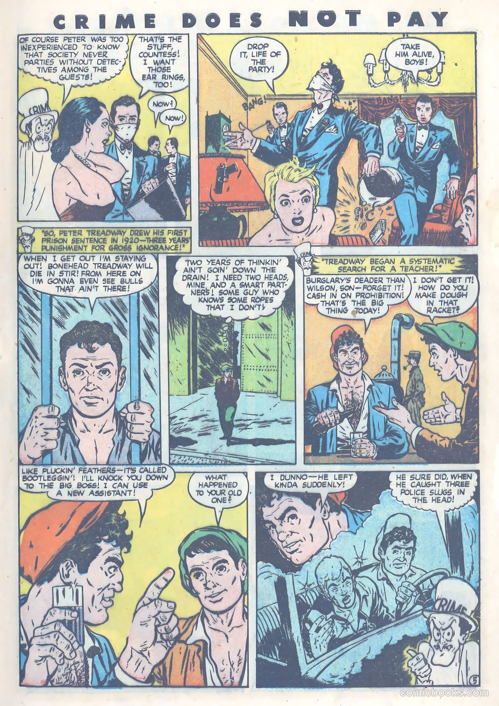 Crime Does Not Pay #54 — page 9 of 52