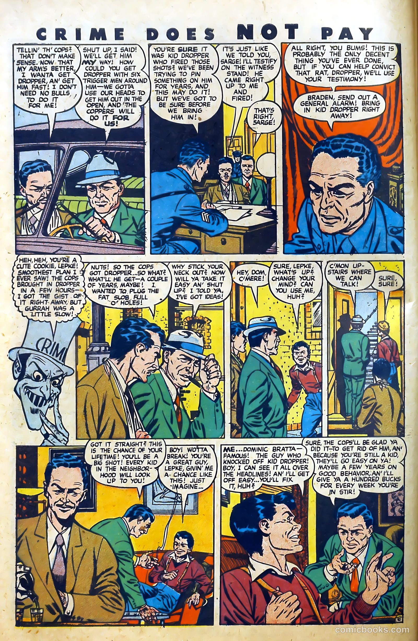 Crime Does Not Pay #55 — page 10 of 53