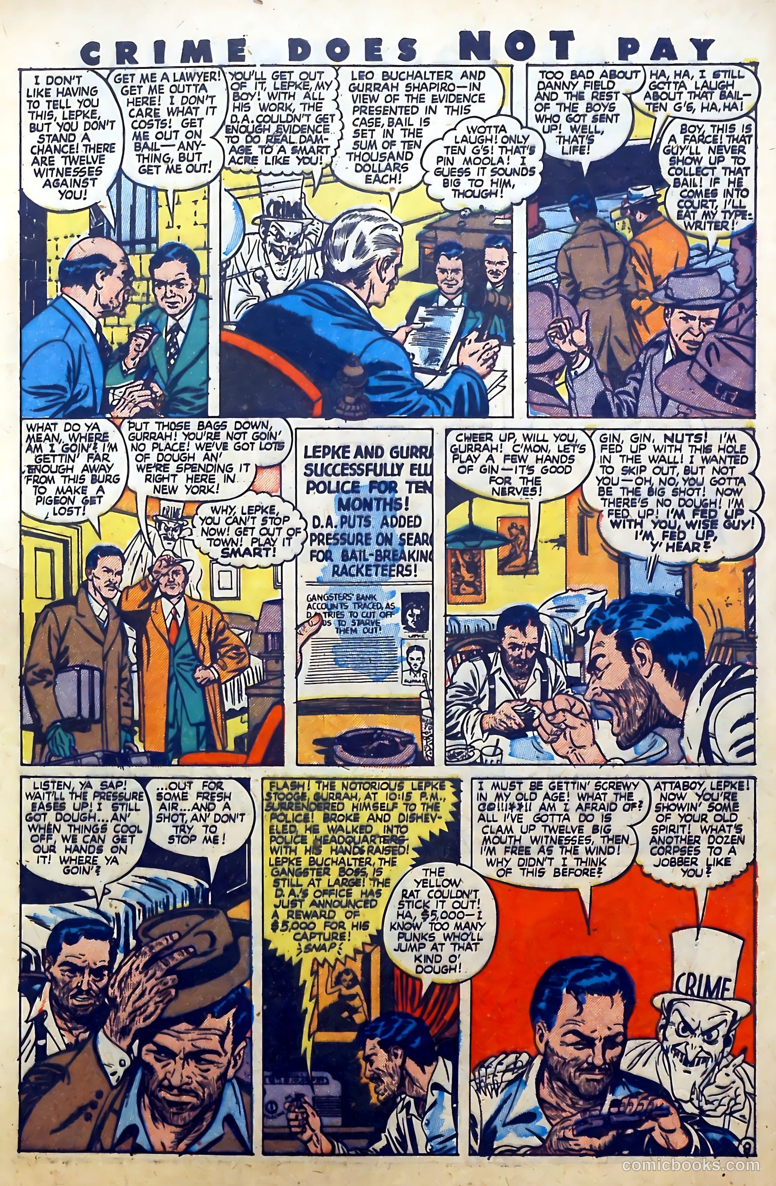 Crime Does Not Pay #55 — page 13 of 53