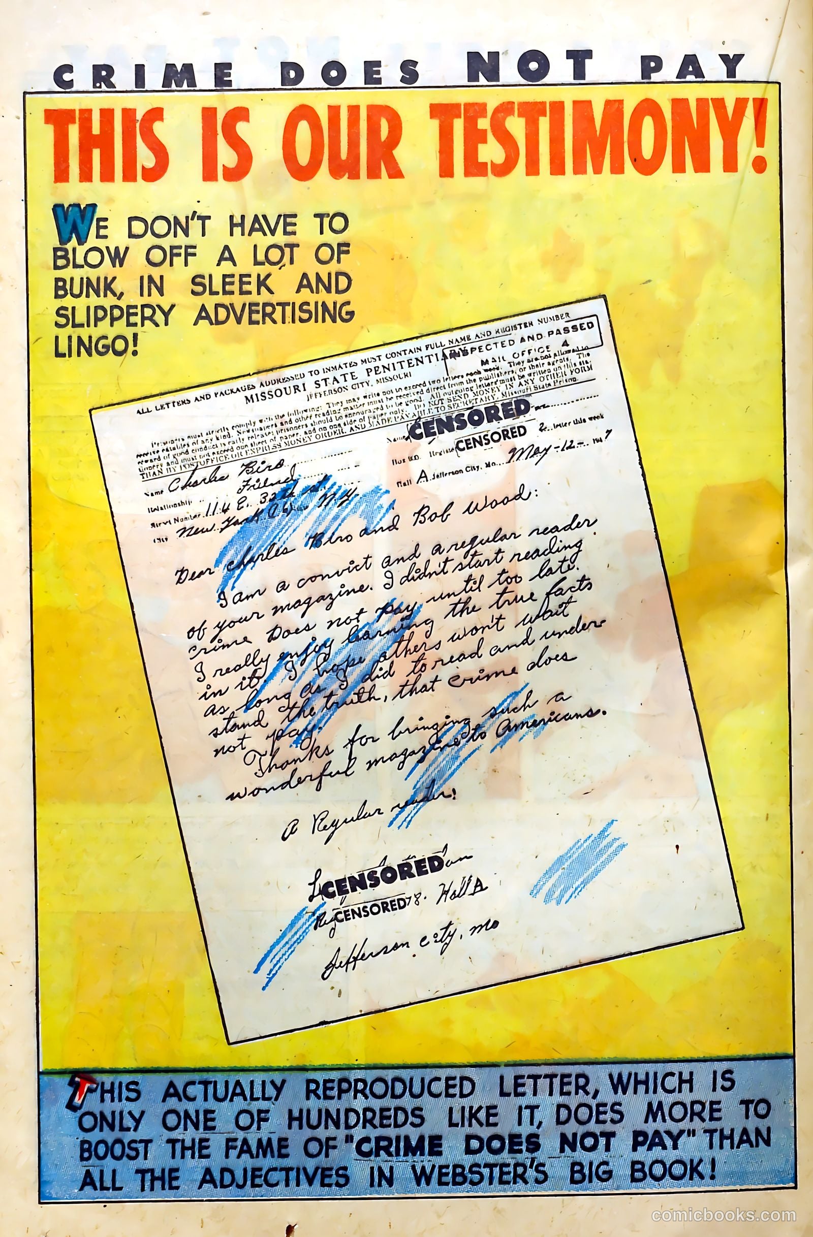 Crime Does Not Pay #56 — page 32 of 54
