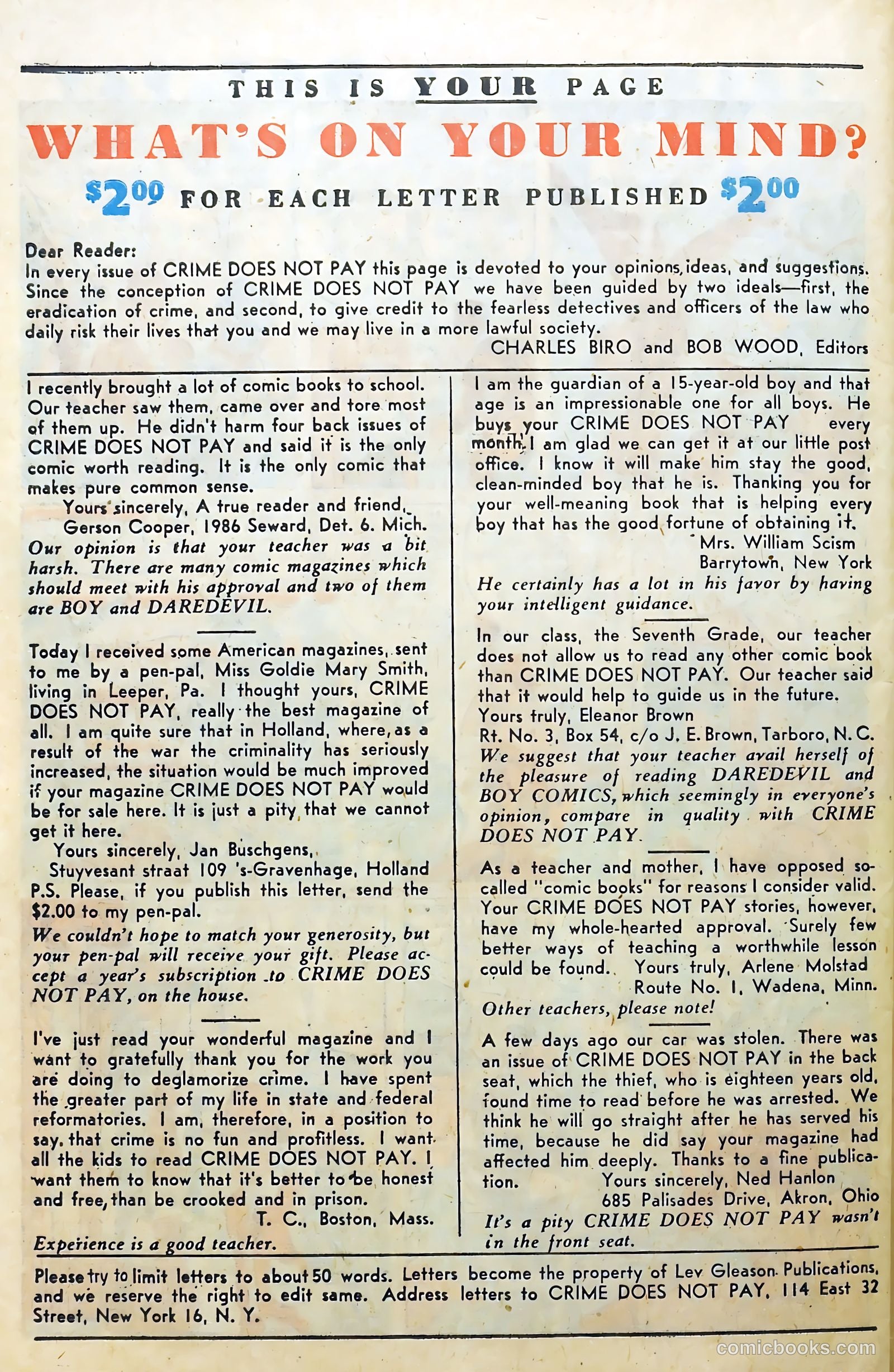 Crime Does Not Pay #56 — page 48 of 54