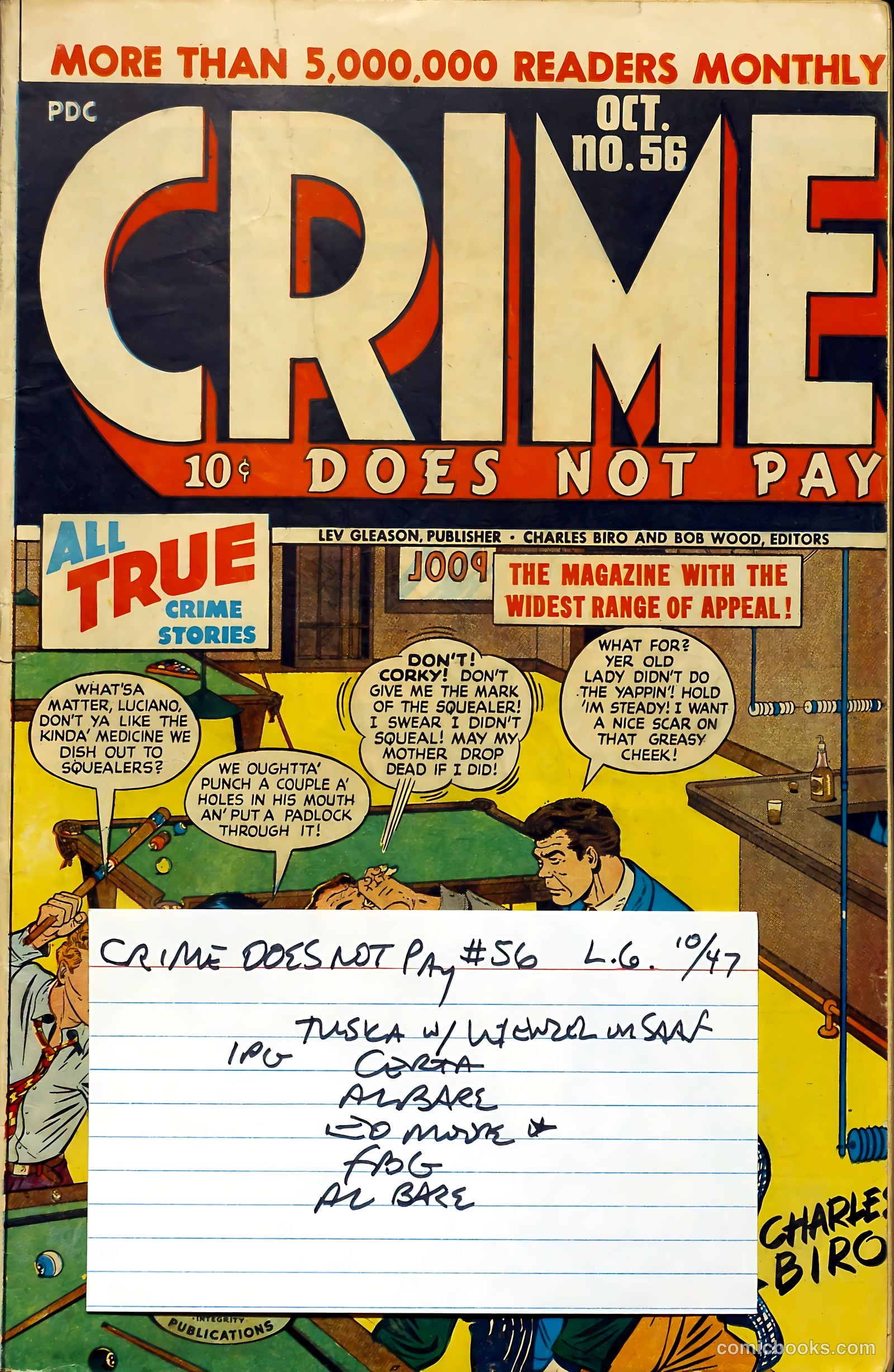 Crime Does Not Pay #56 — page 53 of 54
