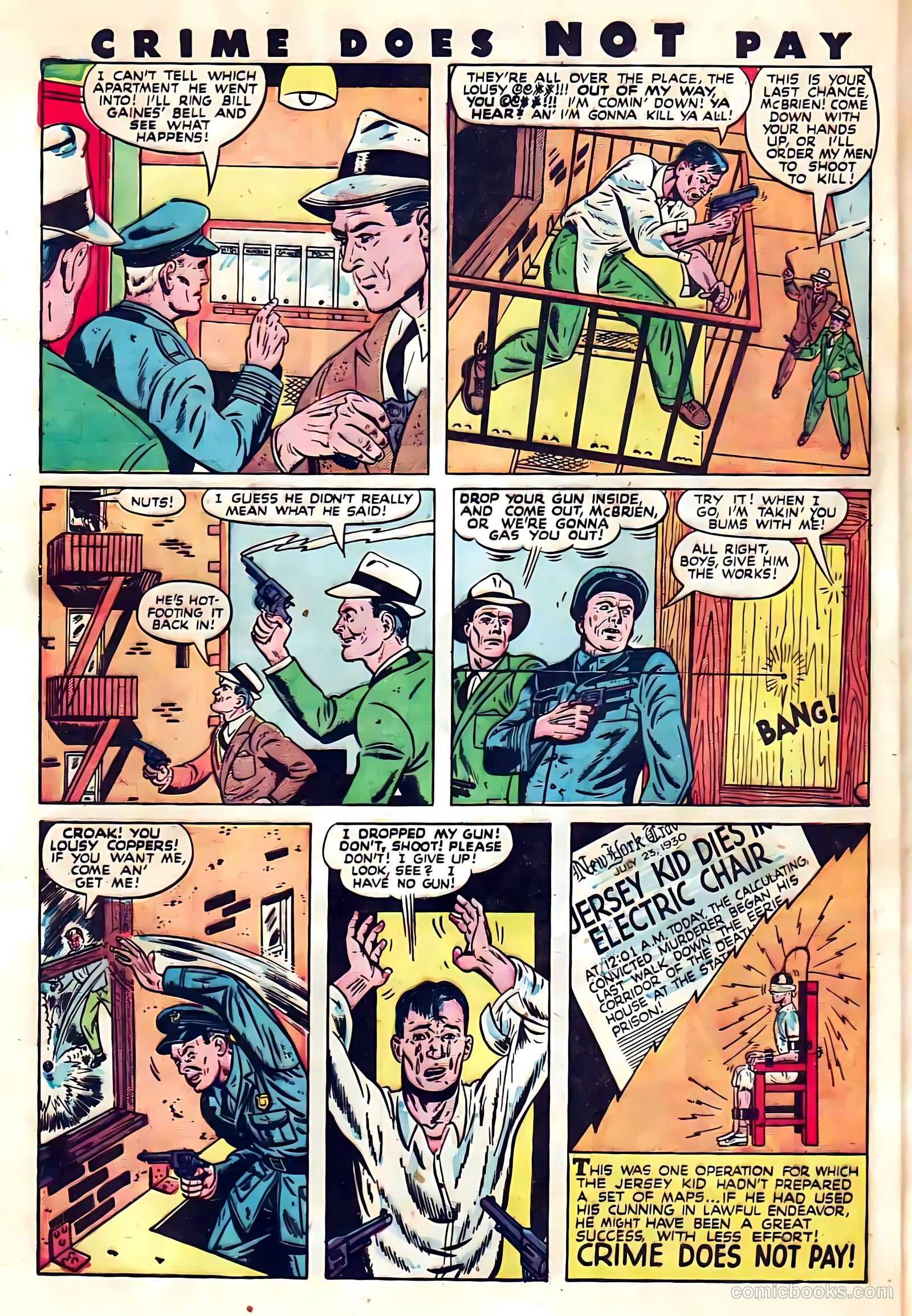 Crime Does Not Pay #58 — page 40 of 52