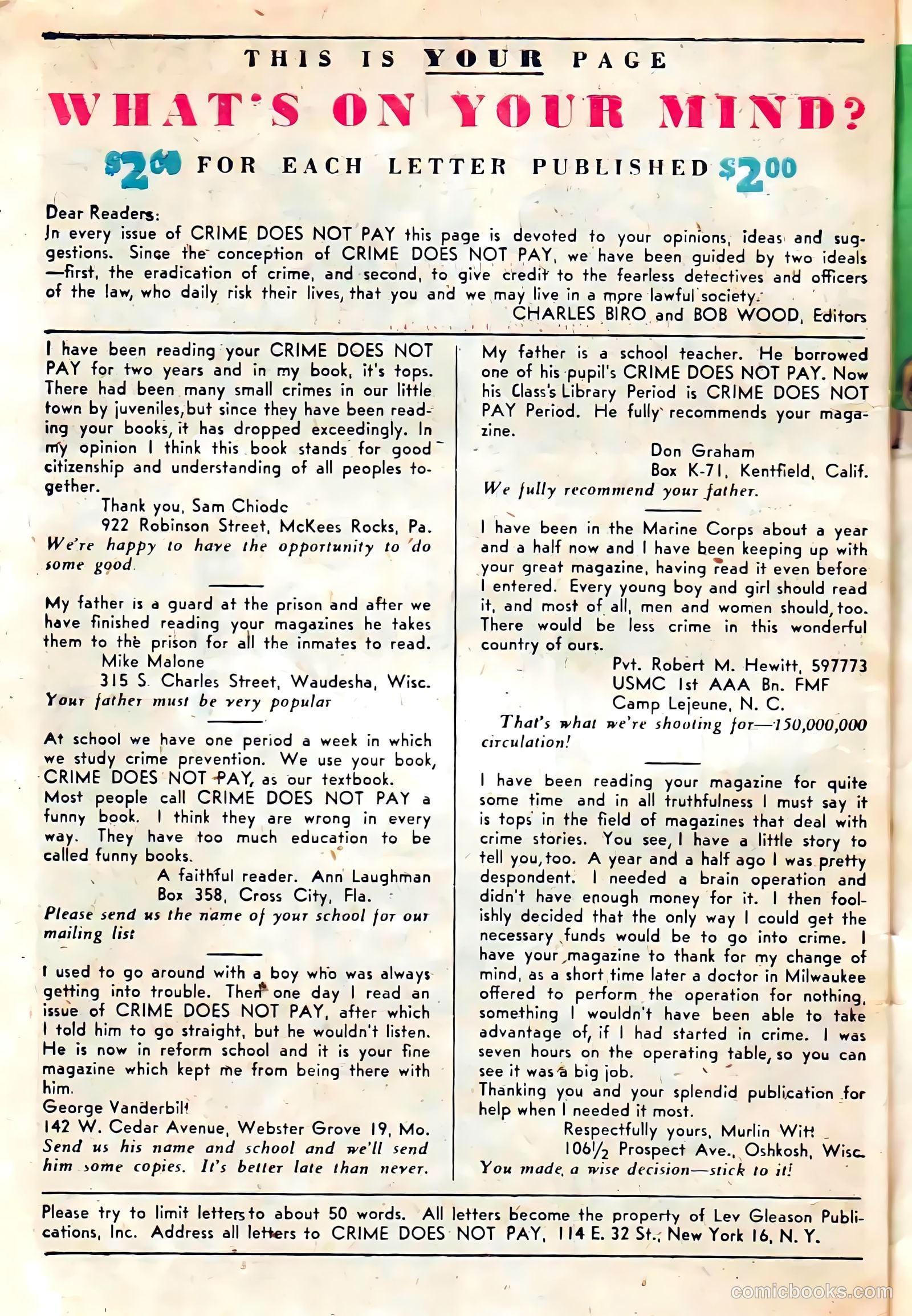 Crime Does Not Pay #58 — page 48 of 52