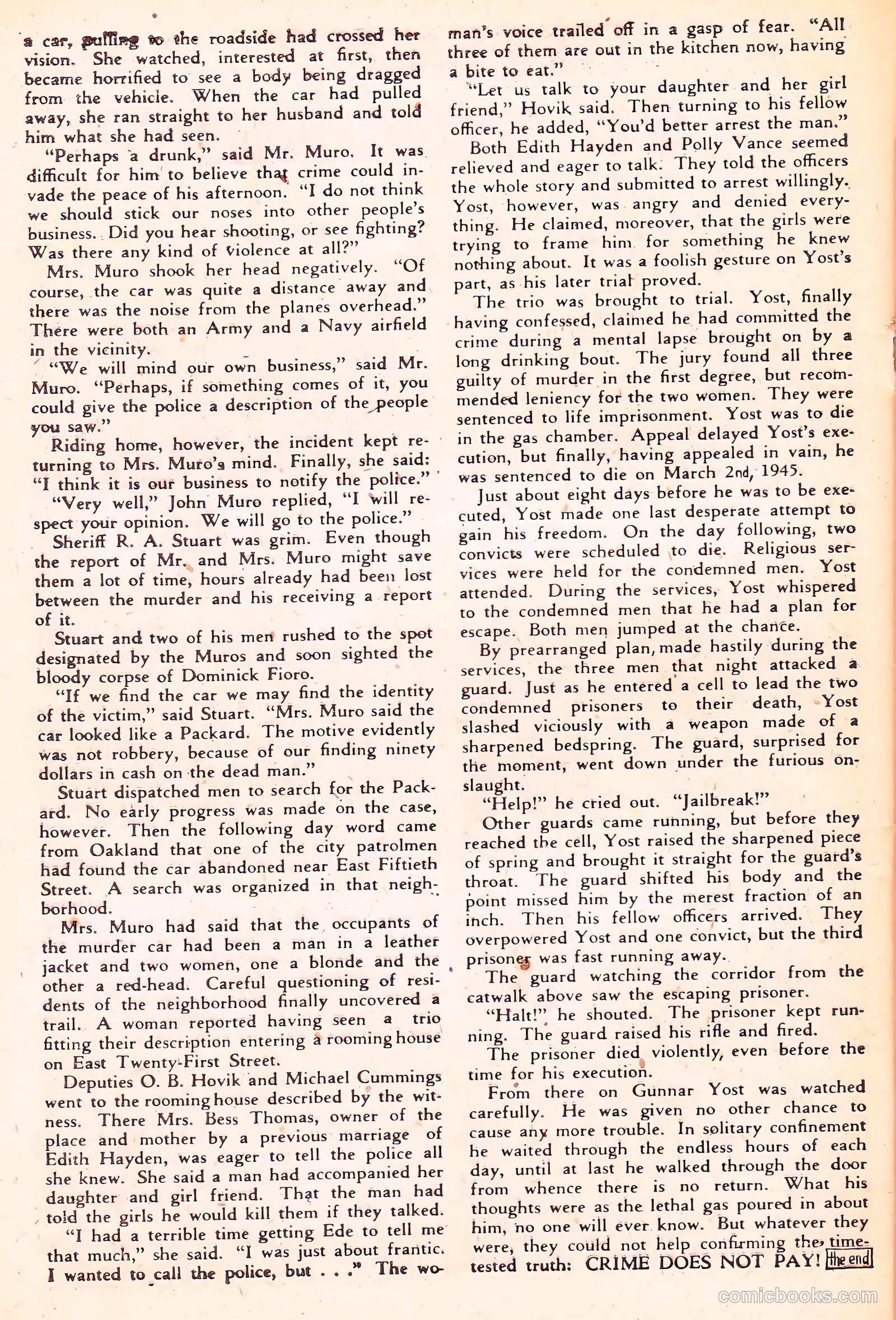 Crime Does Not Pay #59 — page 46 of 54