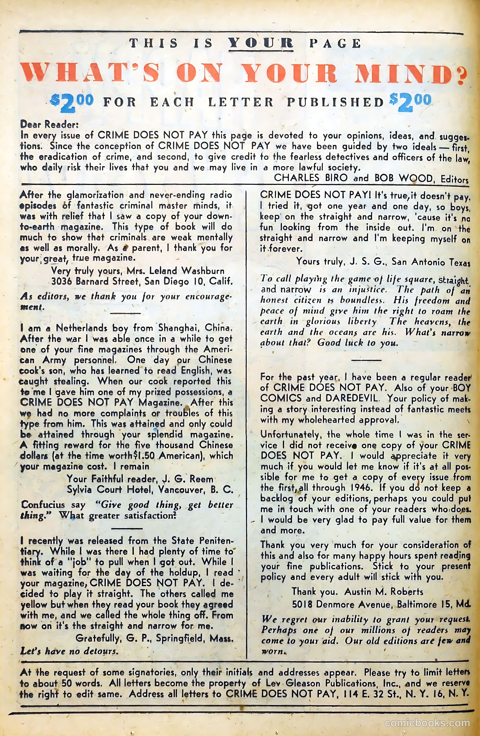 Crime Does Not Pay #60 — page 16 of 53