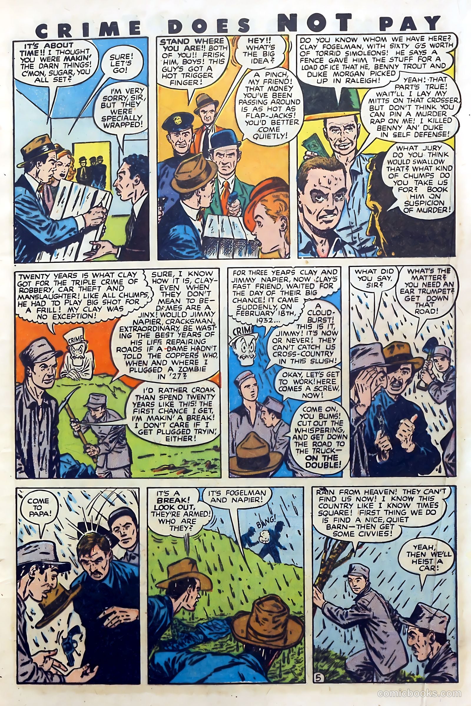 Crime Does Not Pay #61 — page 9 of 54
