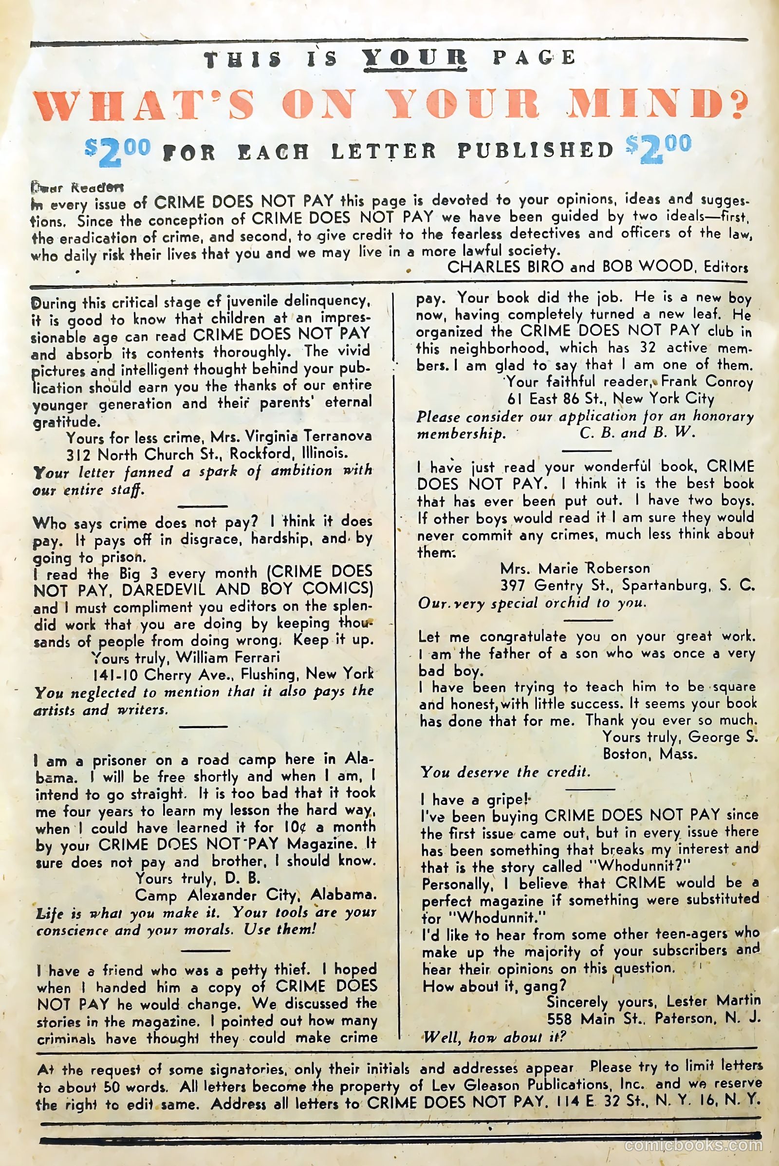 Crime Does Not Pay #61 — page 38 of 54
