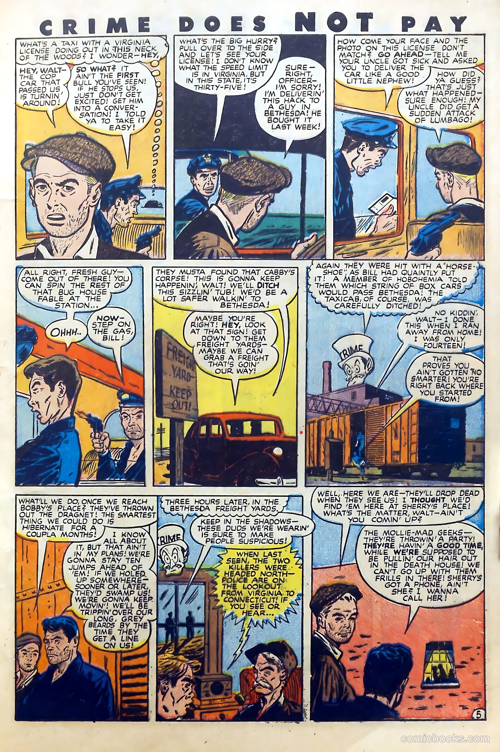 Crime Does Not Pay #64 — page 9 of 53