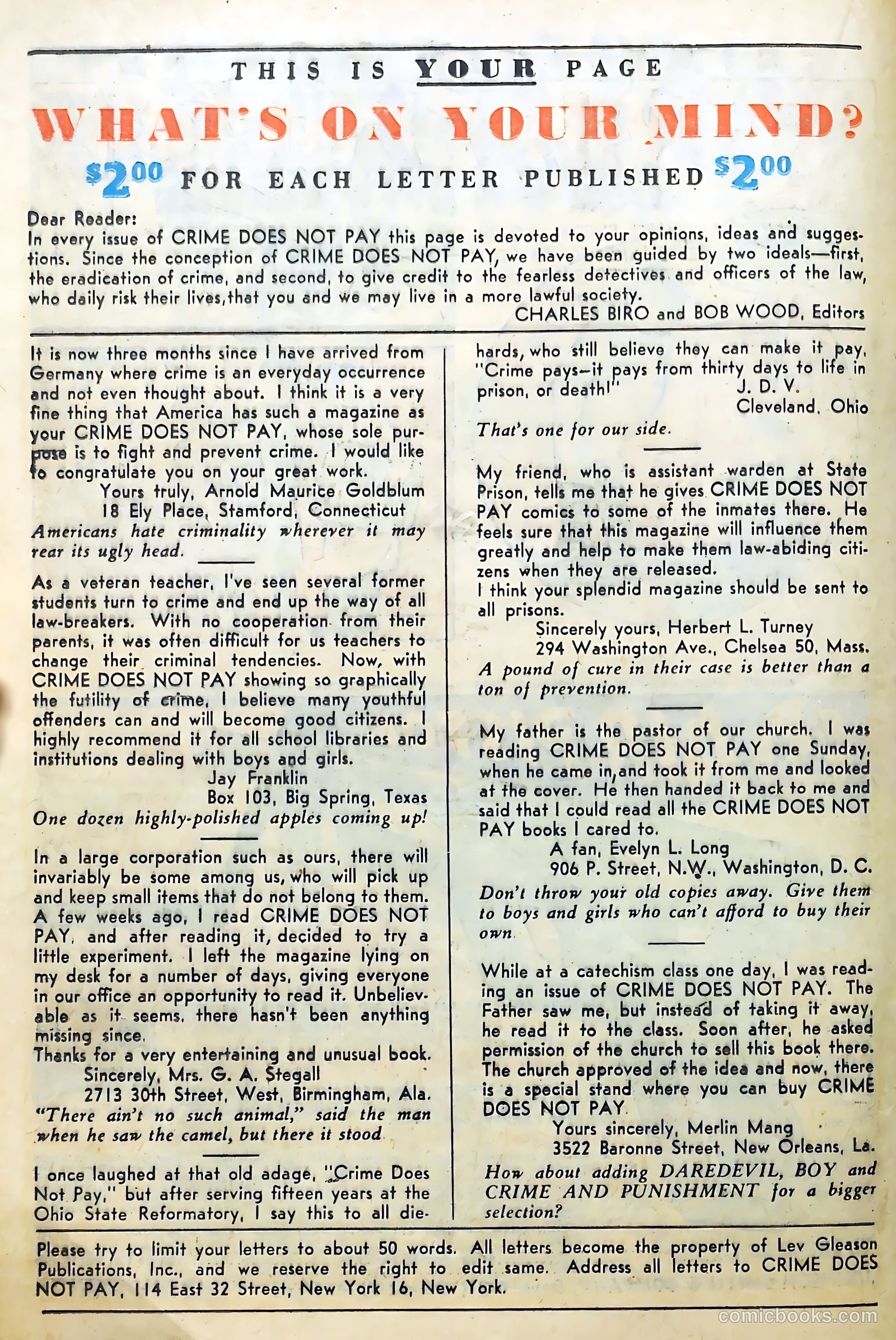 Crime Does Not Pay #64 — page 30 of 53