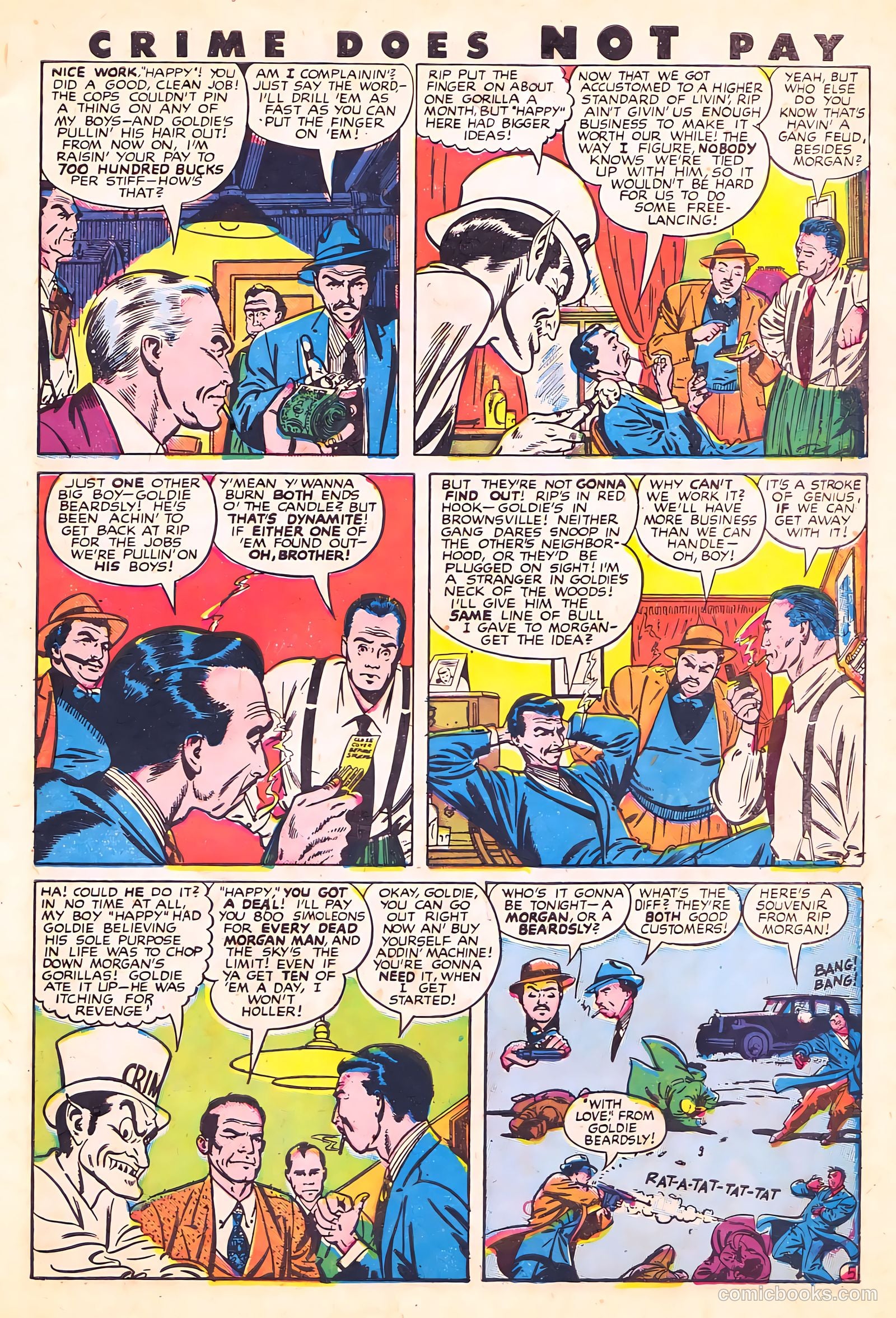 Crime Does Not Pay #65 — page 7 of 52