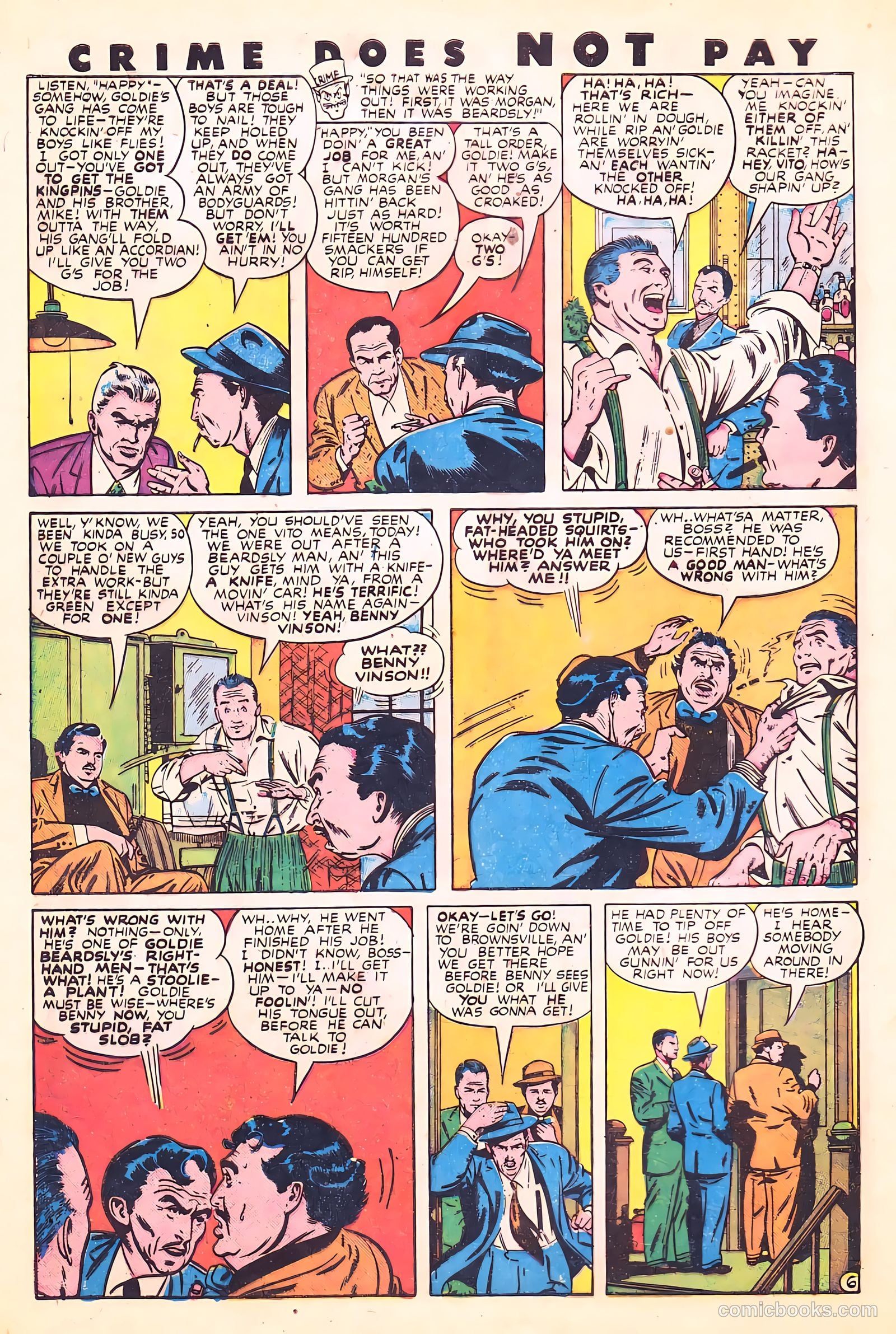 Crime Does Not Pay #65 — page 8 of 52
