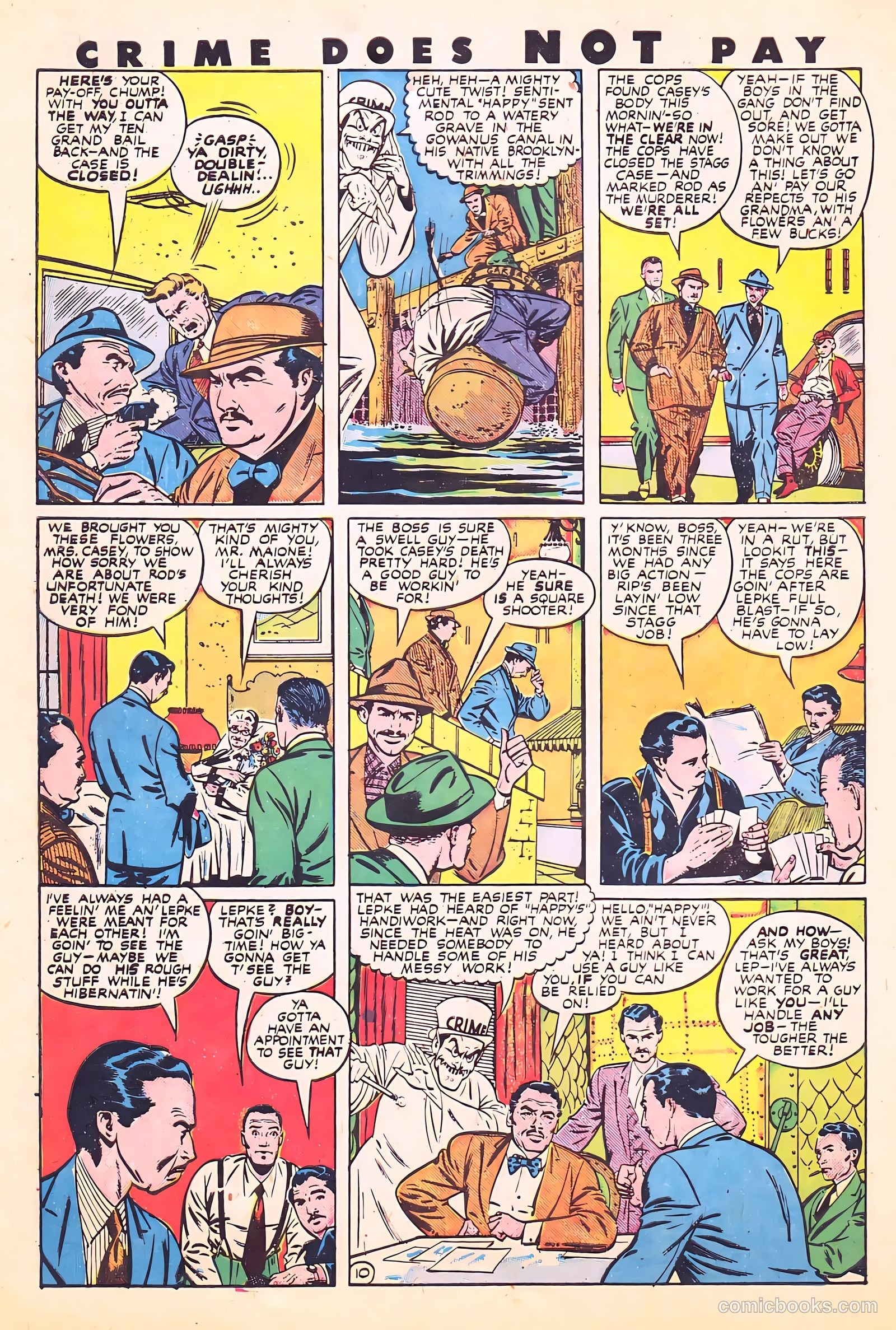 Crime Does Not Pay #65 — page 12 of 52