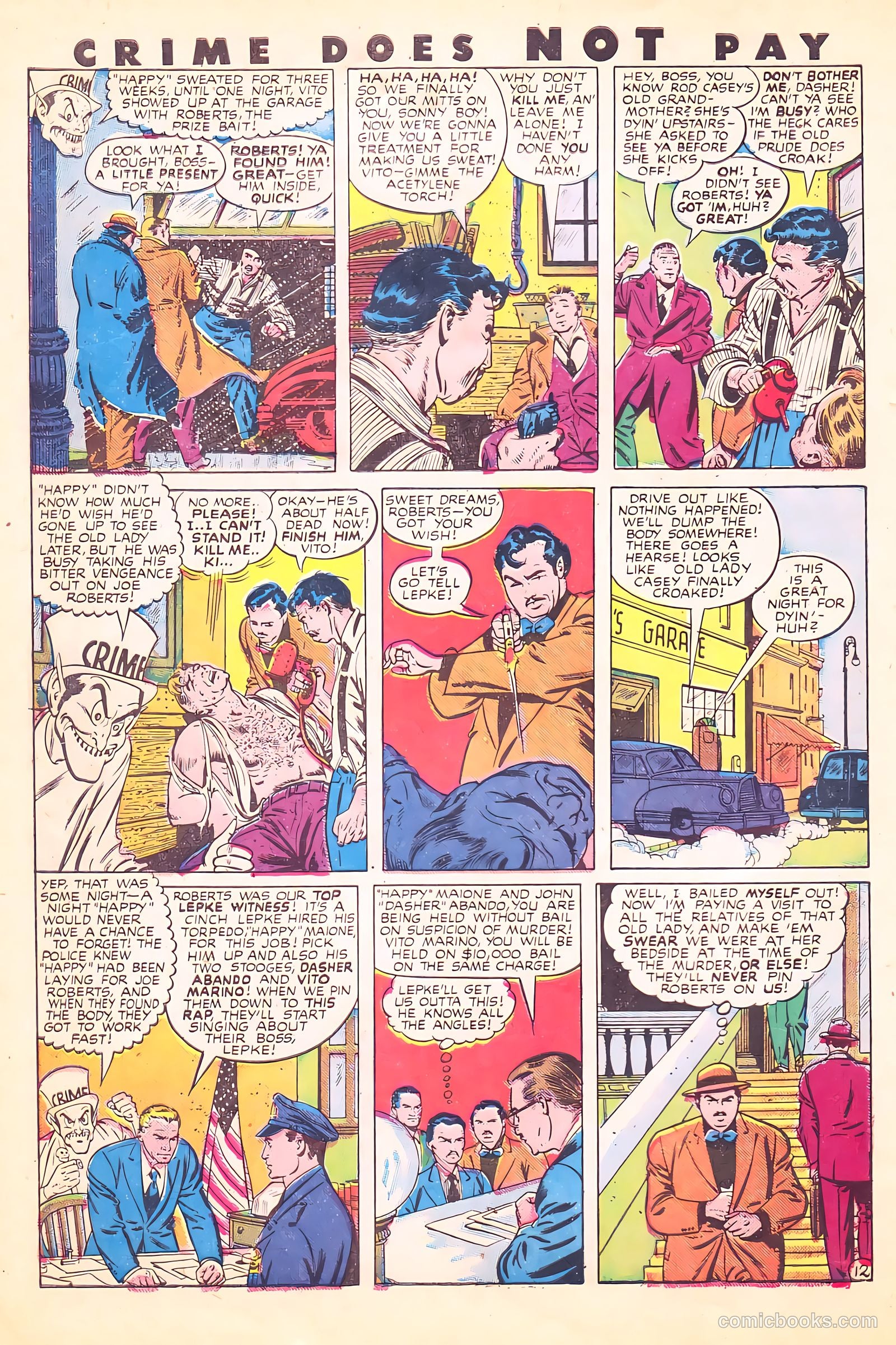 Crime Does Not Pay #65 — page 14 of 52