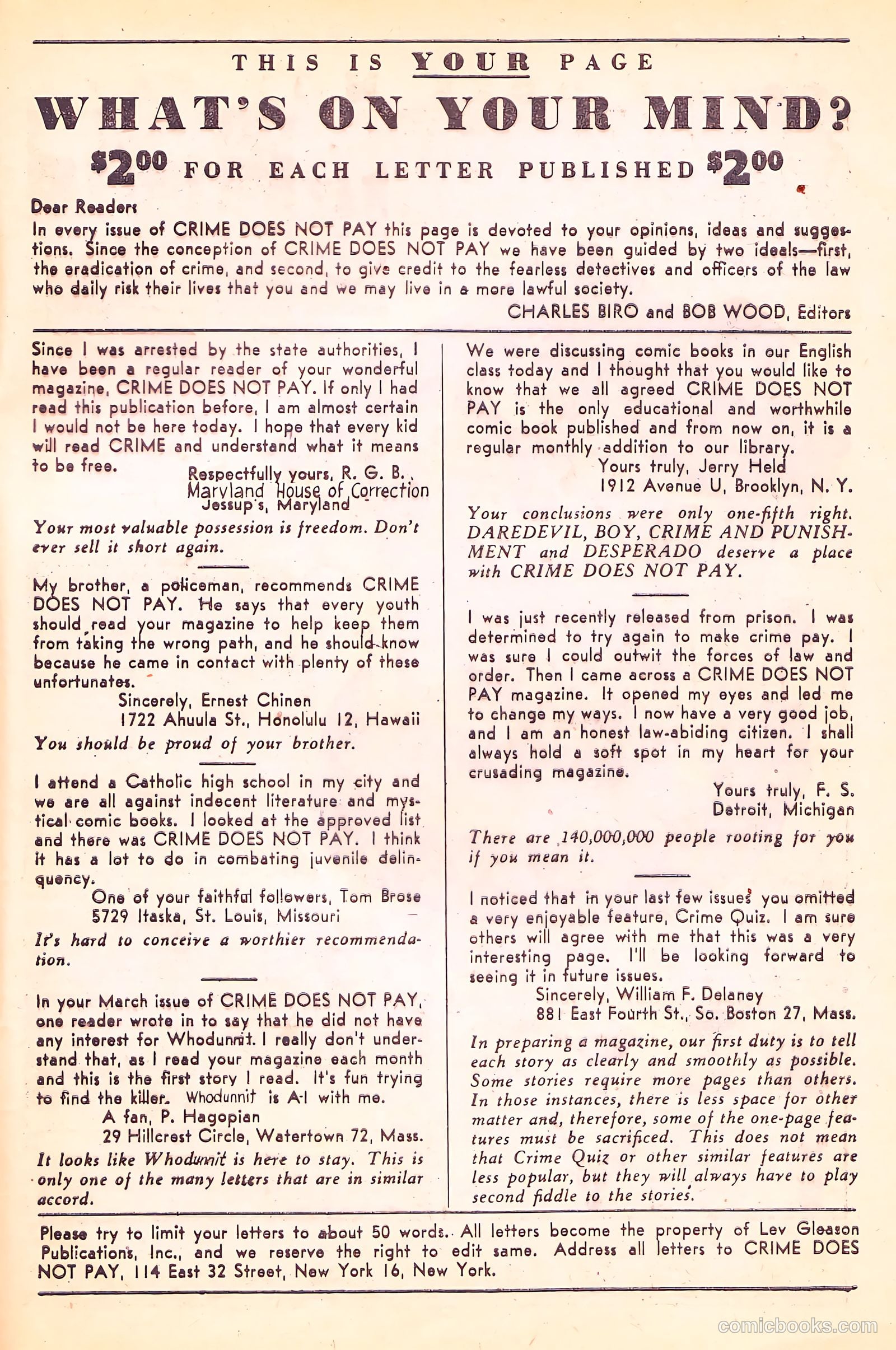 Crime Does Not Pay #65 — page 49 of 52