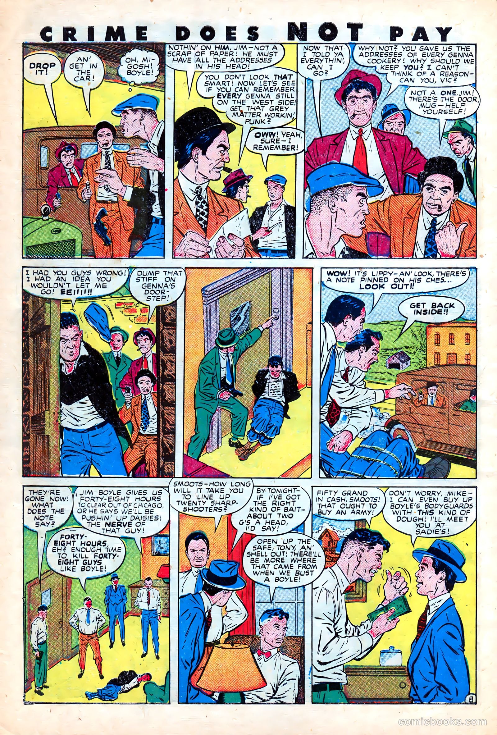 Crime Does Not Pay #66 — page 10 of 52