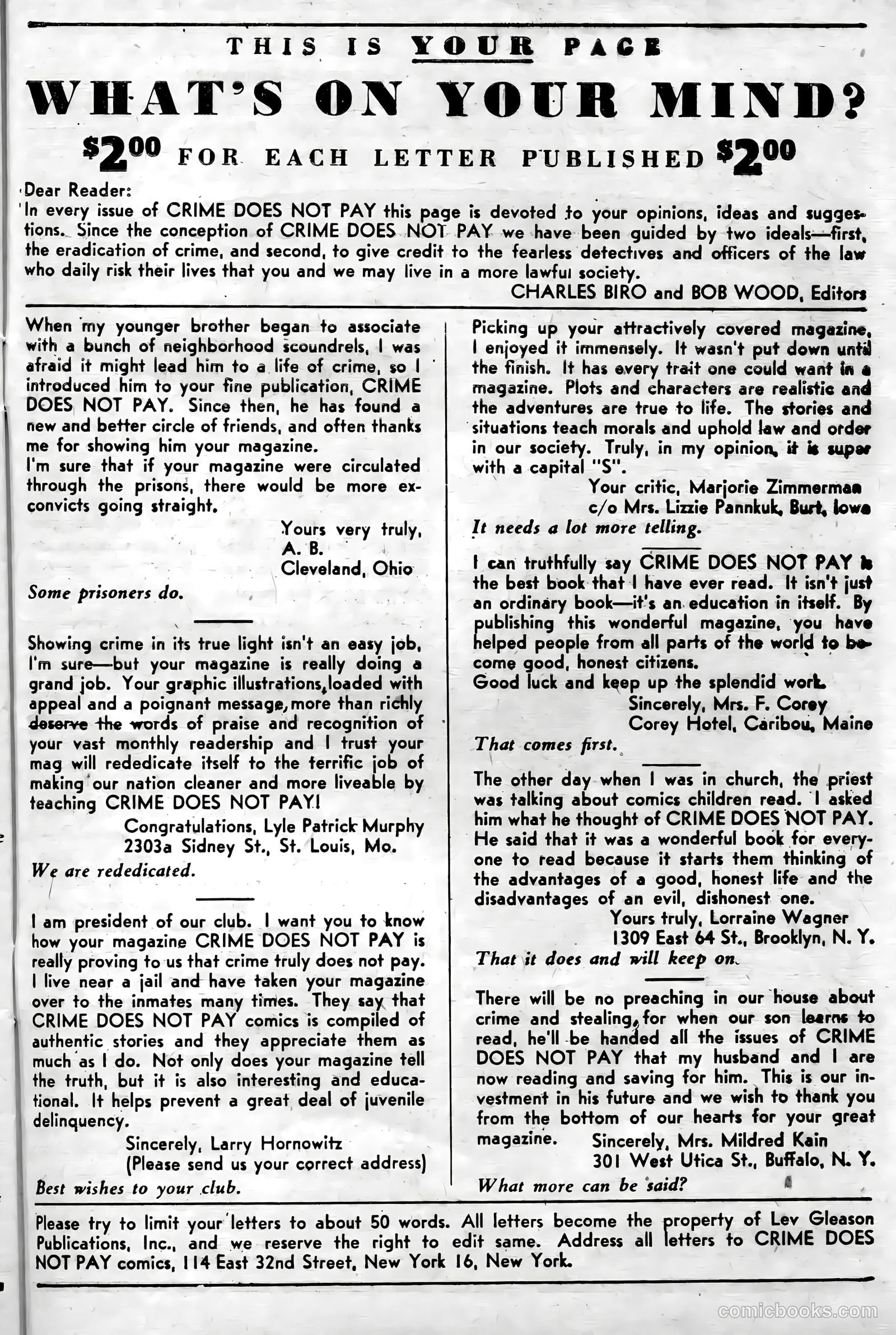 Crime Does Not Pay #66 — page 39 of 52