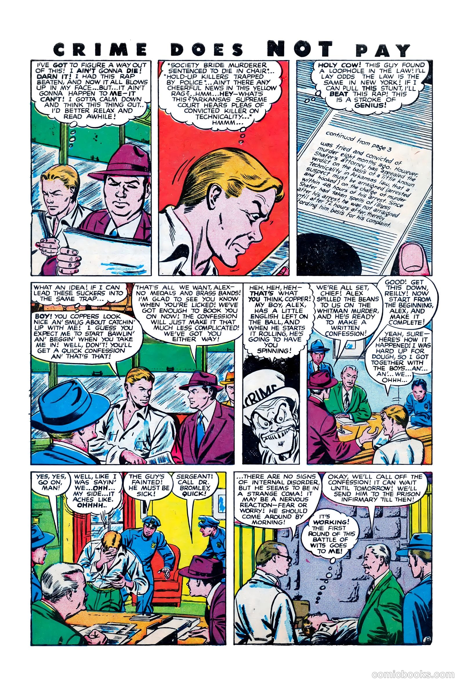 Crime Does Not Pay #67 — page 10 of 52